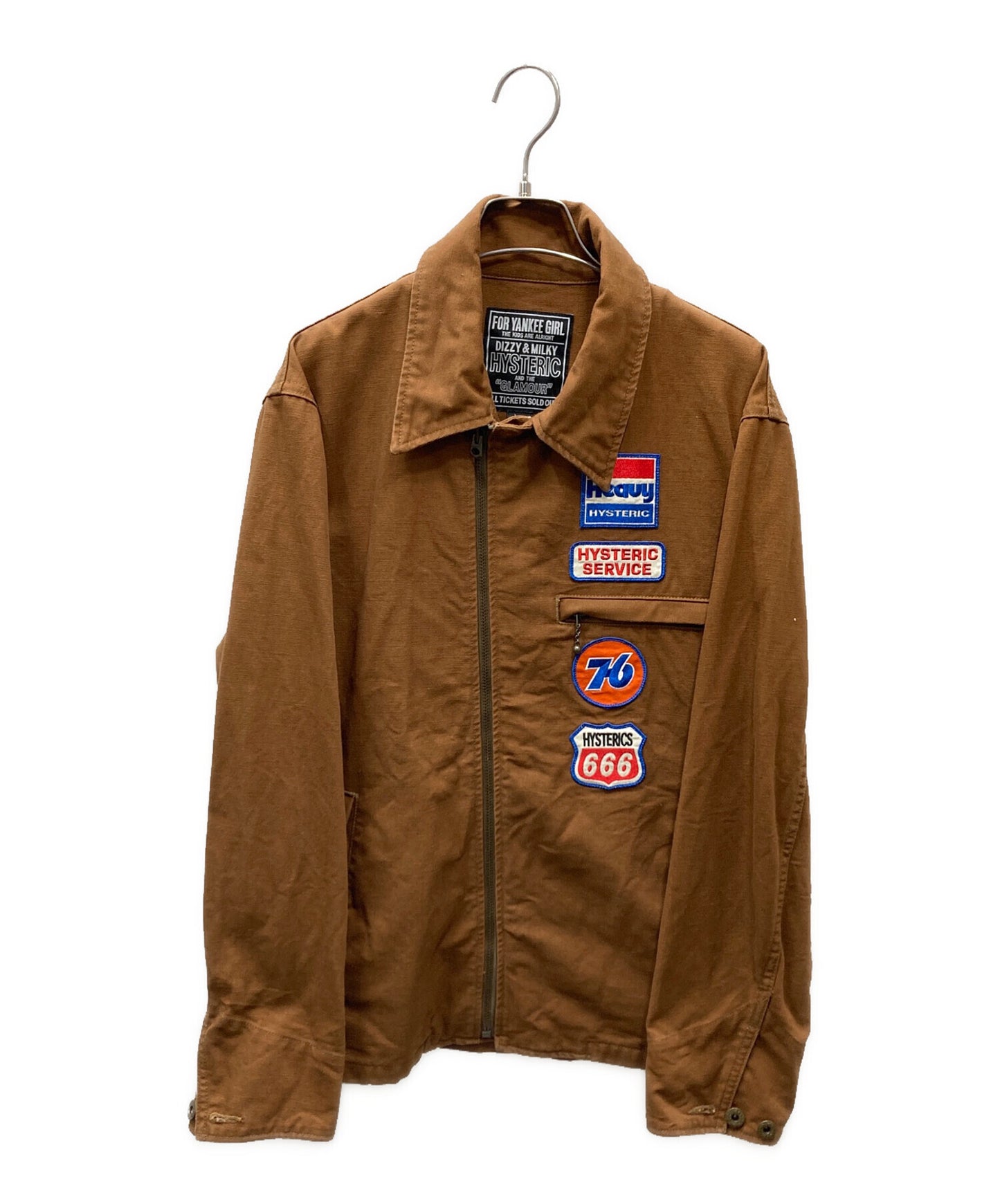 [Pre-owned] Hysteric Glamour HEAVY HYSTERIC Appliqué Sports Jacket 02231AB08