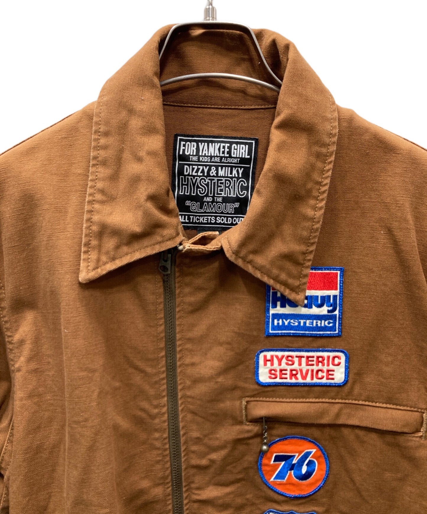 [Pre-owned] Hysteric Glamour HEAVY HYSTERIC Appliqué Sports Jacket 02231AB08