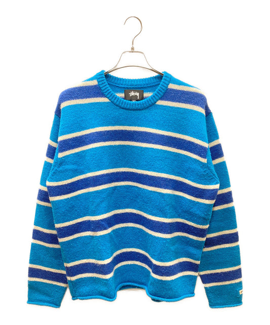 [Pre-owned] stussy STRIPED WOOL SWEATER 117283