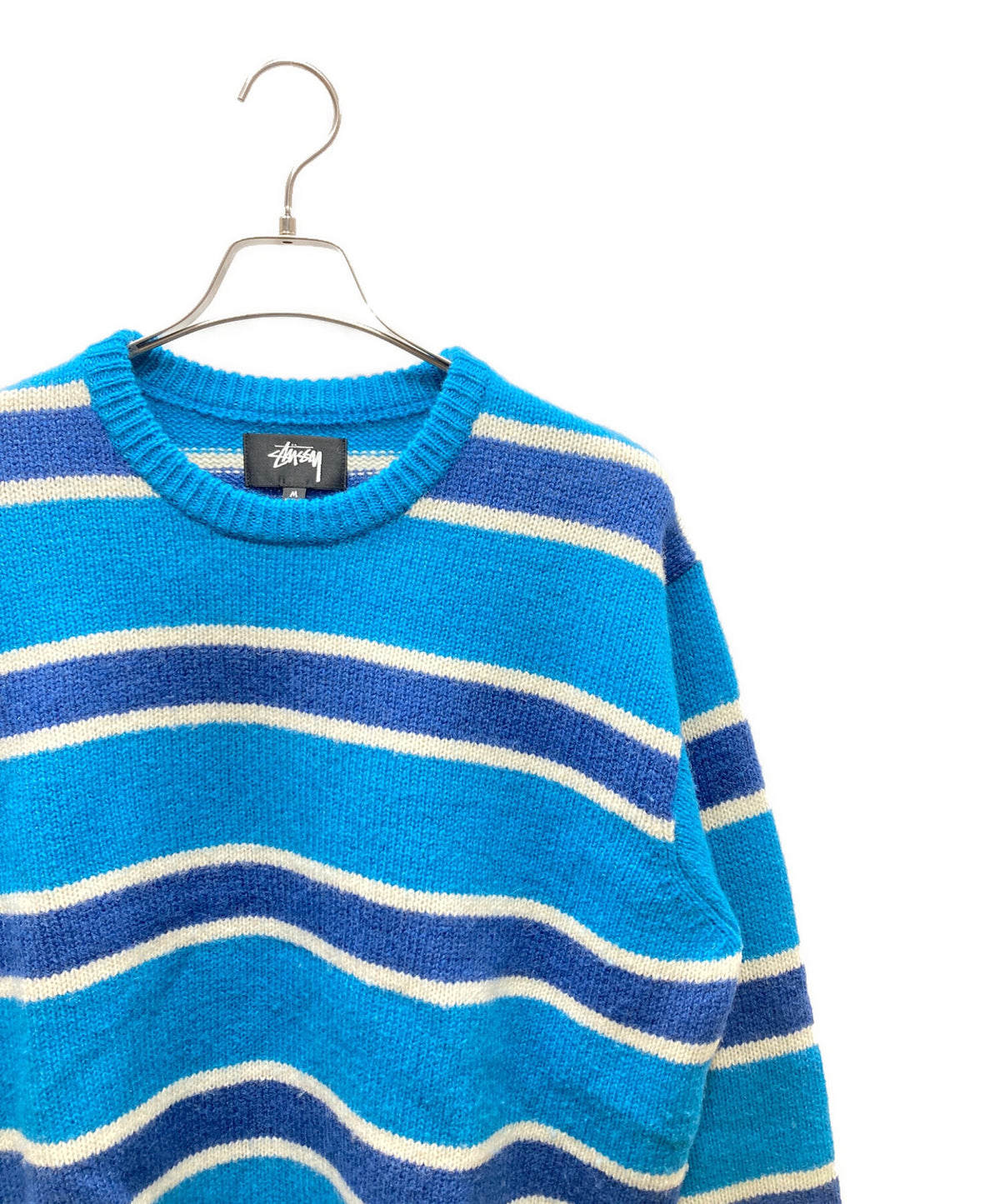[Pre-owned] stussy STRIPED WOOL SWEATER 117283