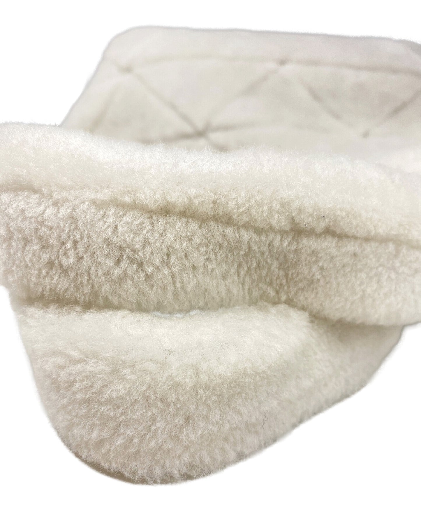 [Pre-owned] PRADA Quilted mouton tote bag with pouch 1BG378