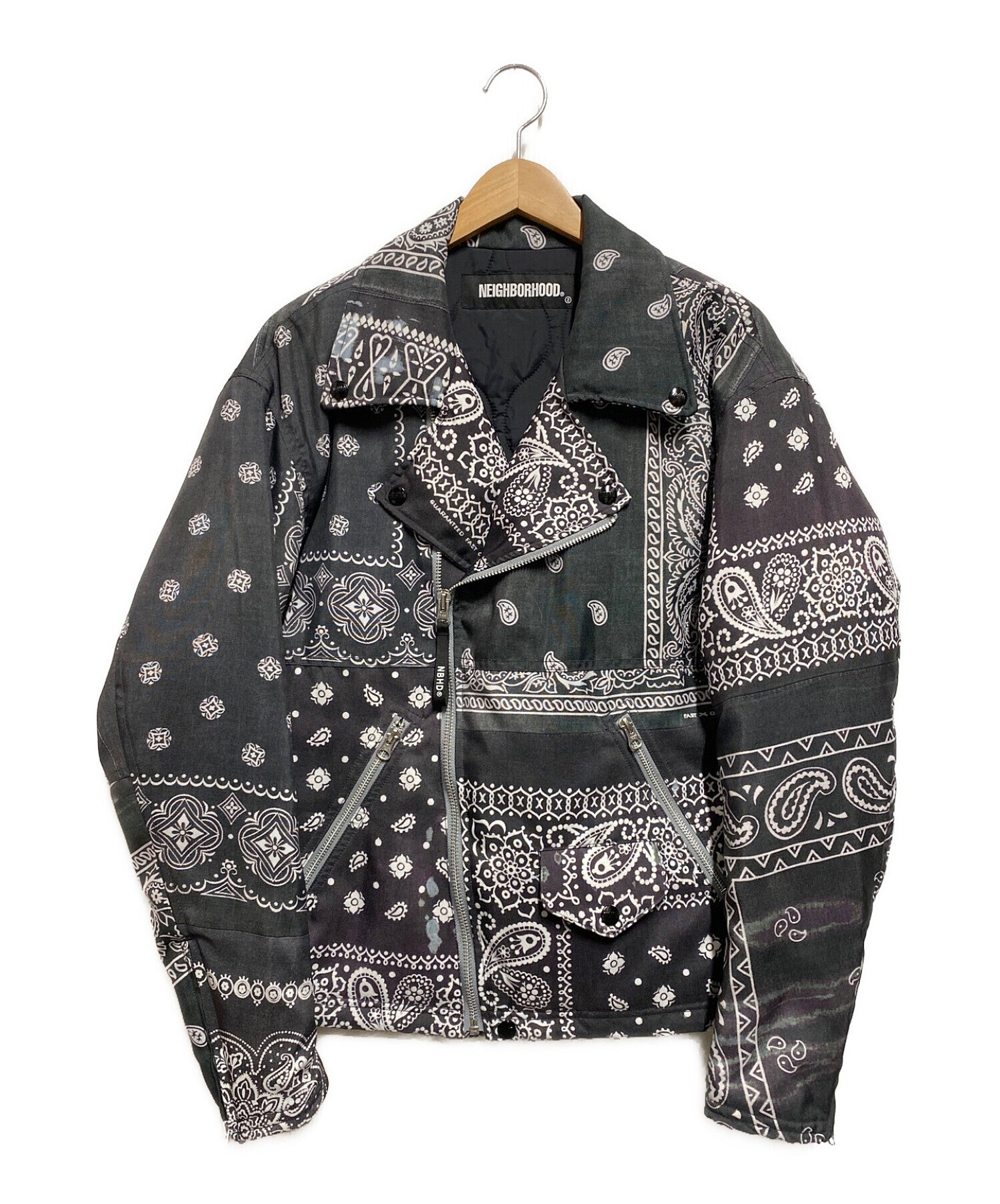 Pre-owned] NEIGHBORHOOD BANDANA CHOPPED CYCLE / E-JKT 212SPNH-JKM02