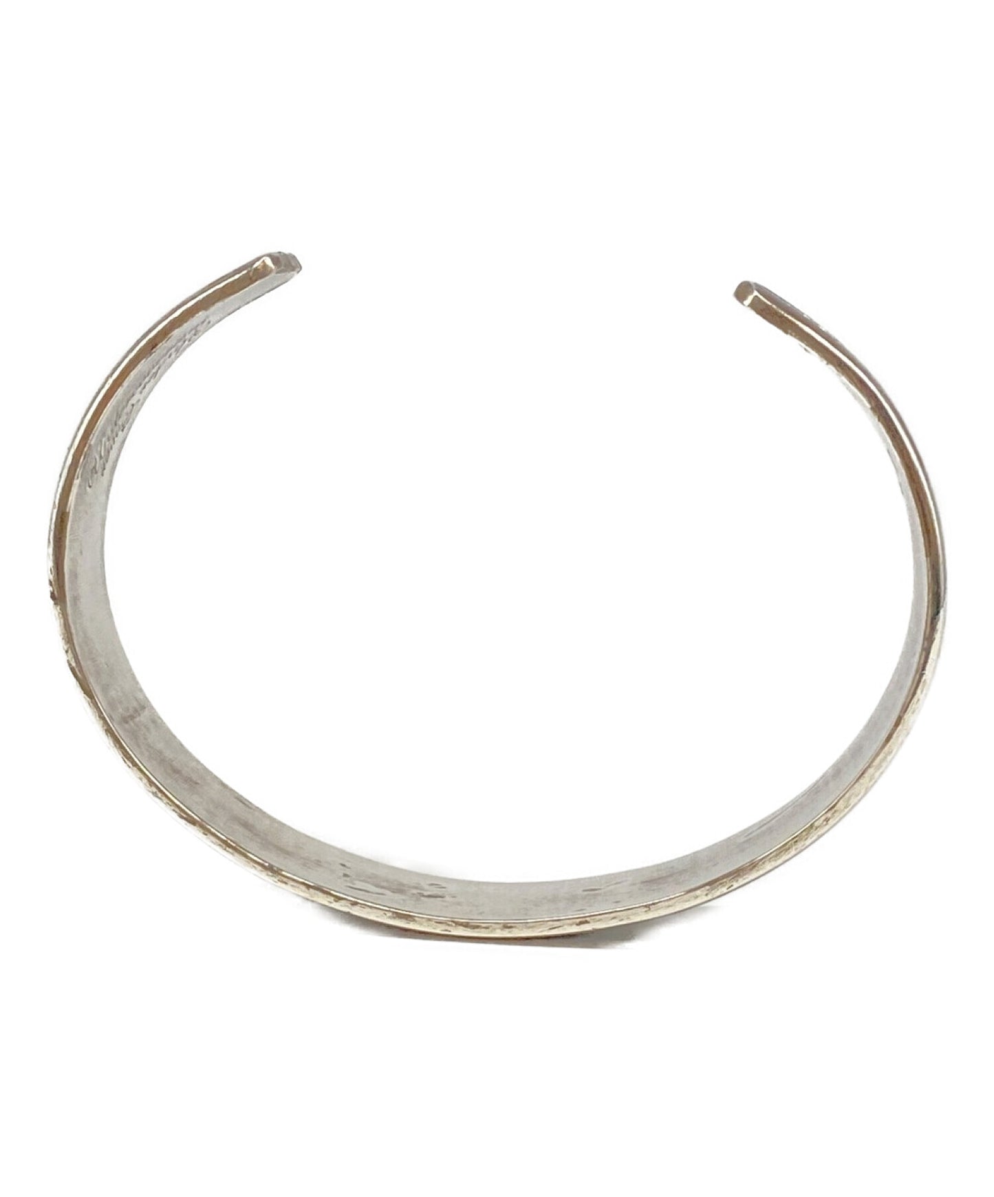 [Pre-owned] UNDERCOVER GIZ Pattern Silver Bangle