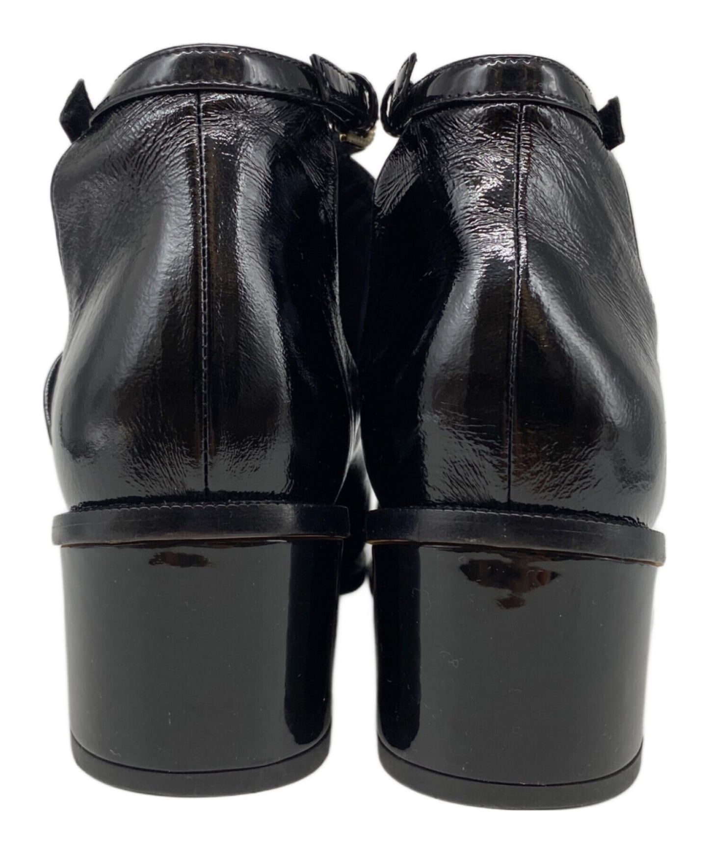 [Pre-owned] CHANEL Patent Leather Open Toe Pumps G31847