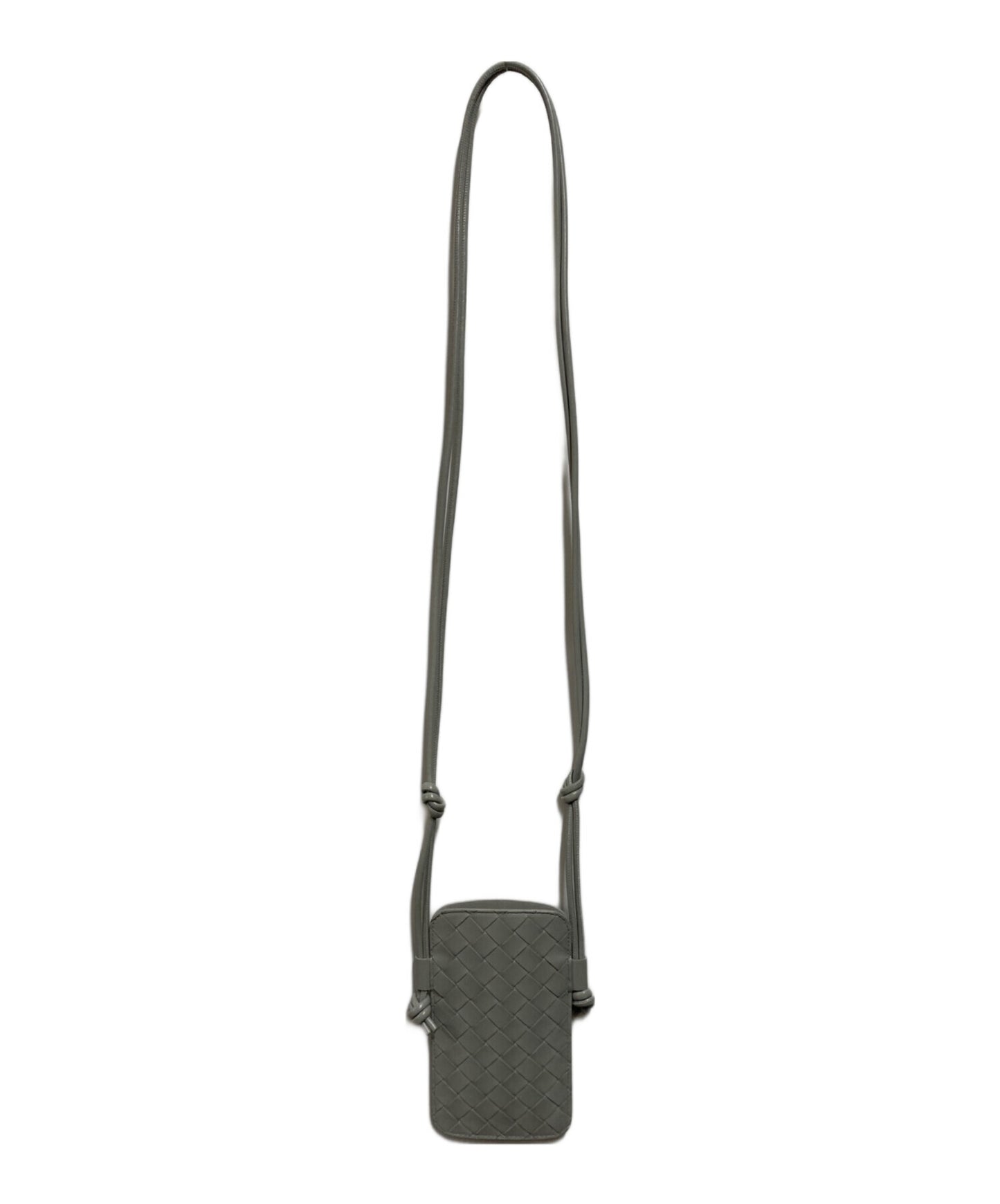 [Pre-owned] BOTTEGA VENETA Intrecciato strap phone pouch 766029