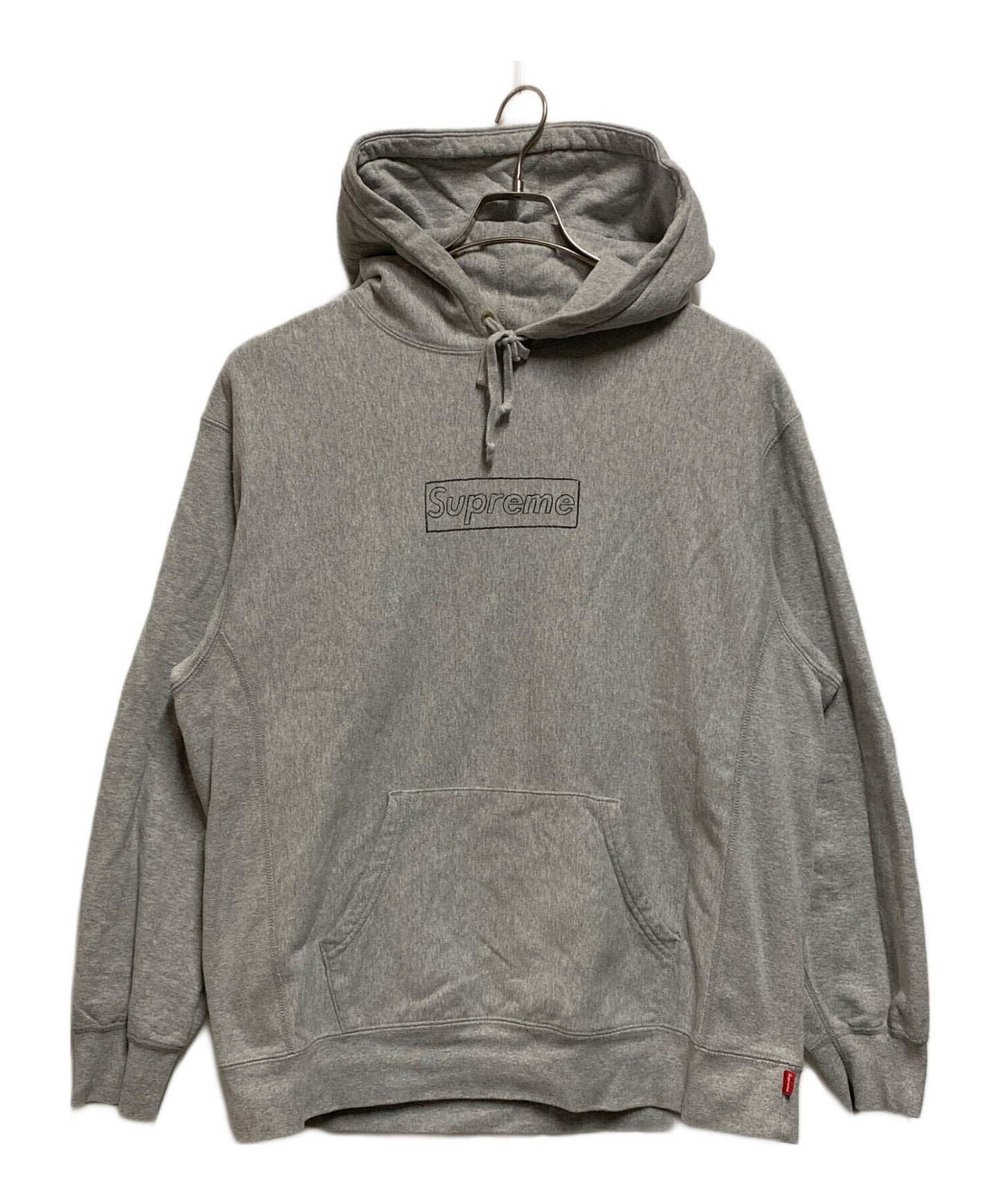 [Pre-owned] SUPREME Chalk Logo Hooded Sweatshirt
