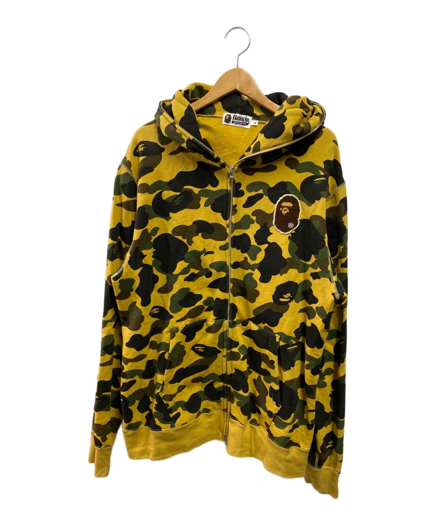 [Pre-owned] A BATHING APE 1ST CAMO APE HEAD PATCH FULL ZIP