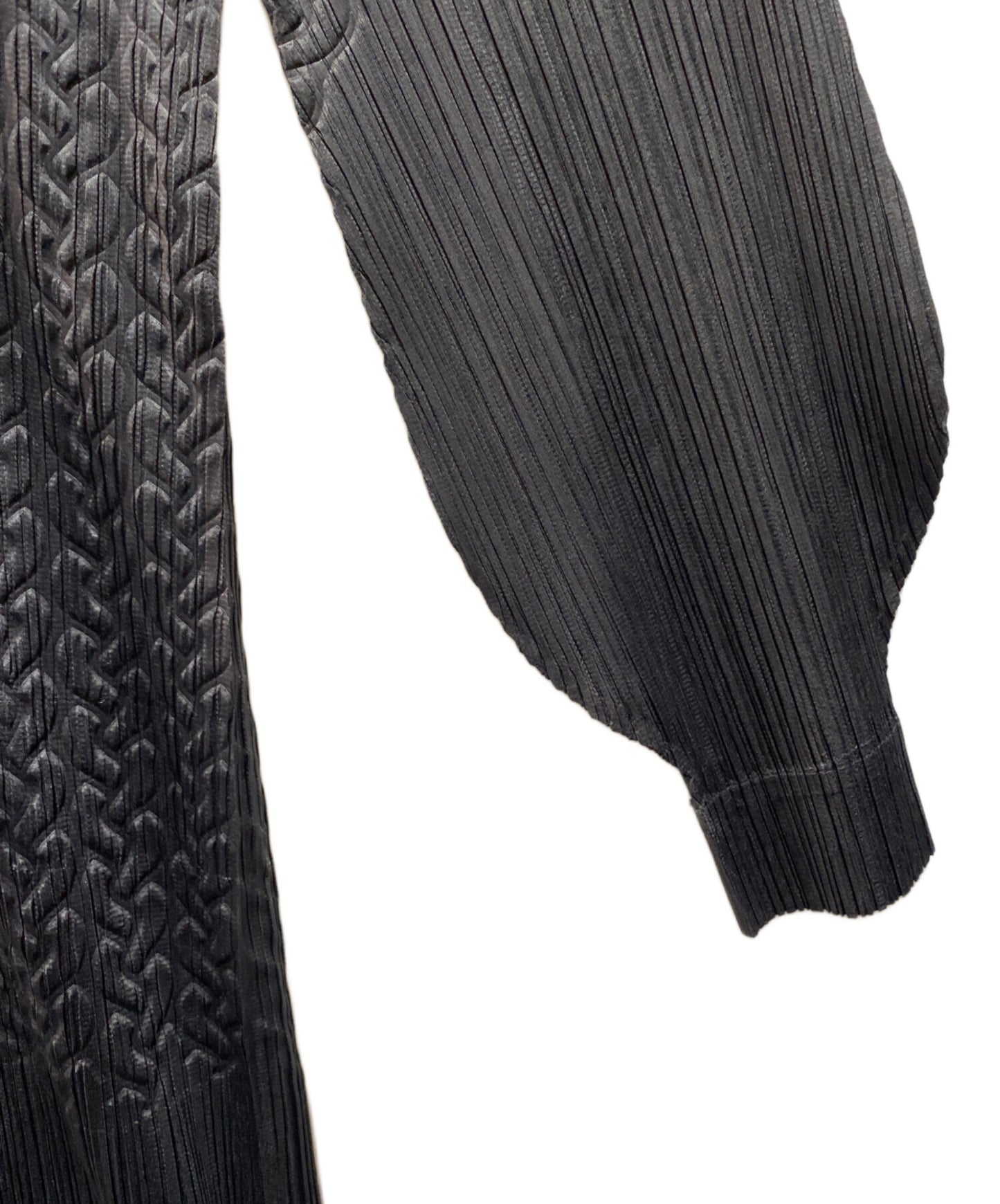 [Pre-owned] PLEATS PLEASE CABLE STITCH Pleated dress PP23JH544