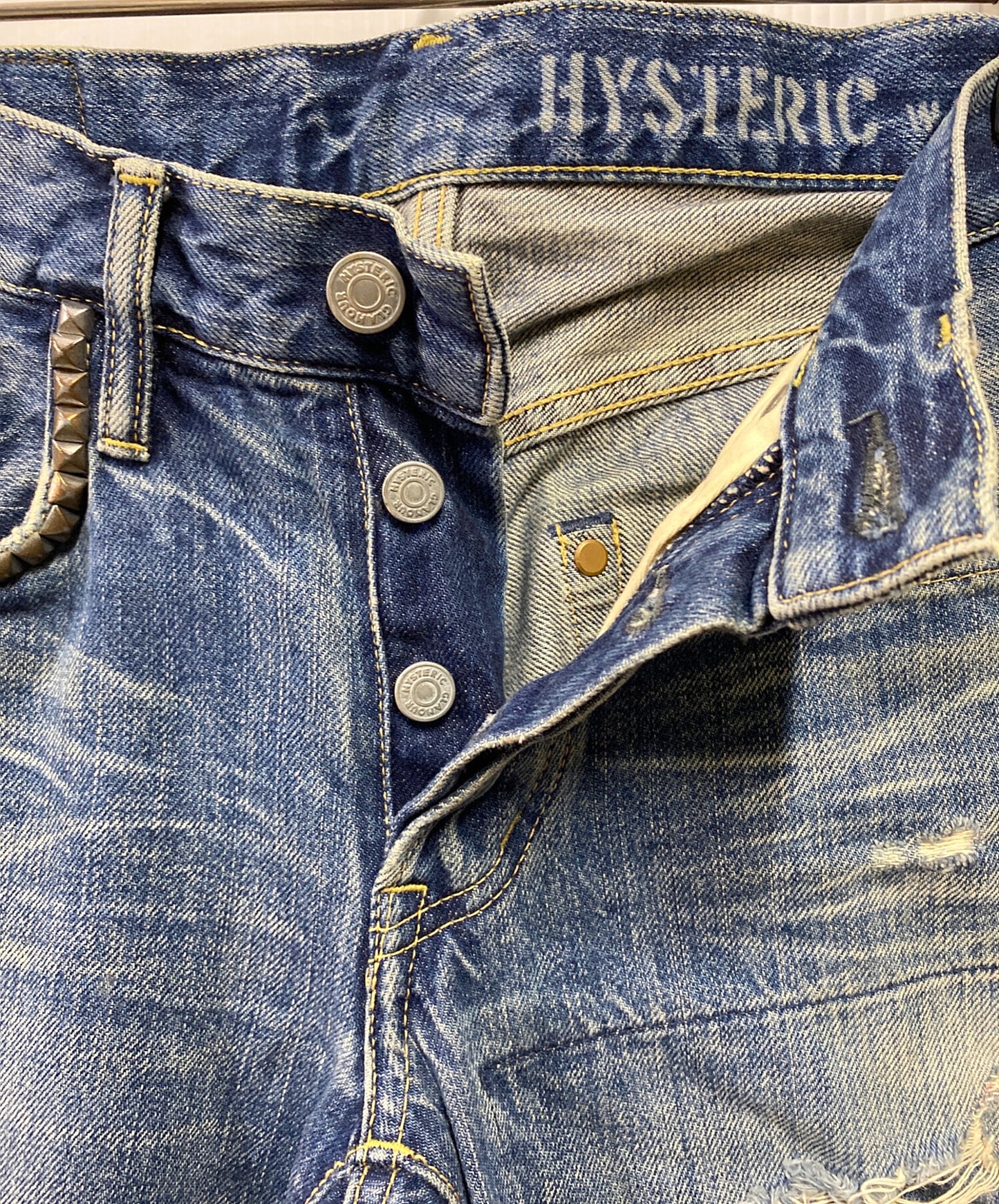 [Pre-owned] Hysteric Glamour Studded denim pants