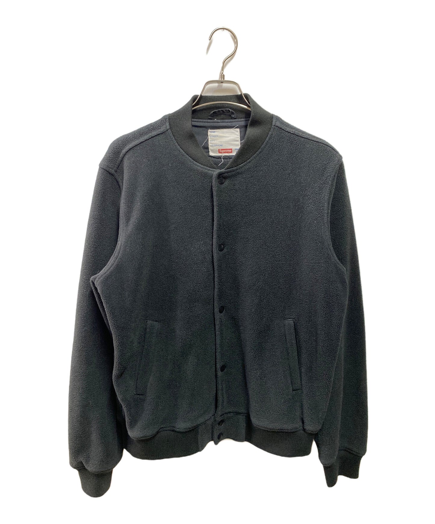 [Pre-owned] SUPREME polartec varsity jacket