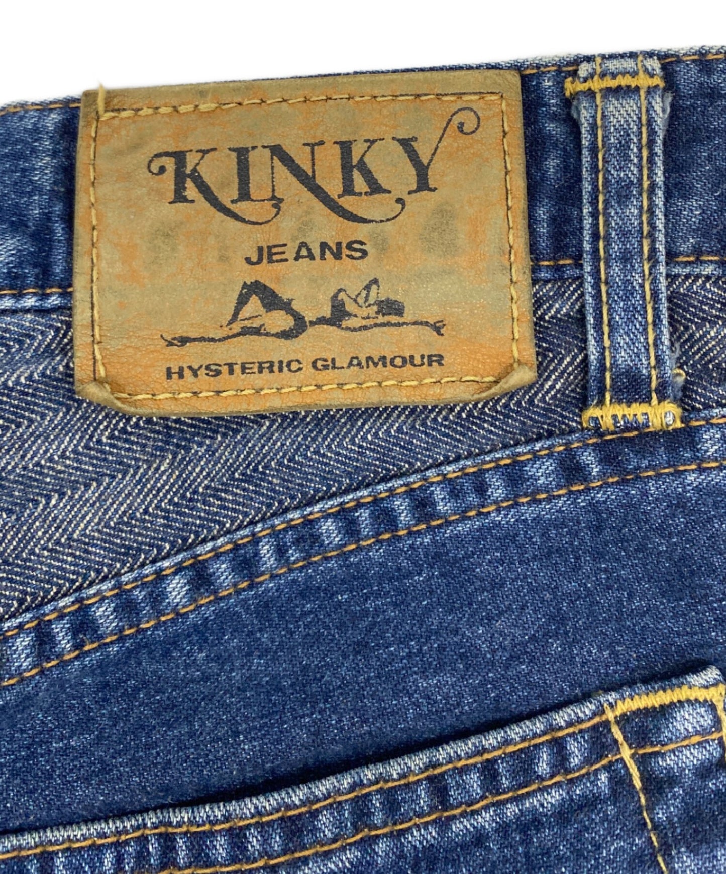 [Pre-owned] Hysteric Glamour 00's Tsugihagi Denim Pants 2AP-9633 2AP-9633