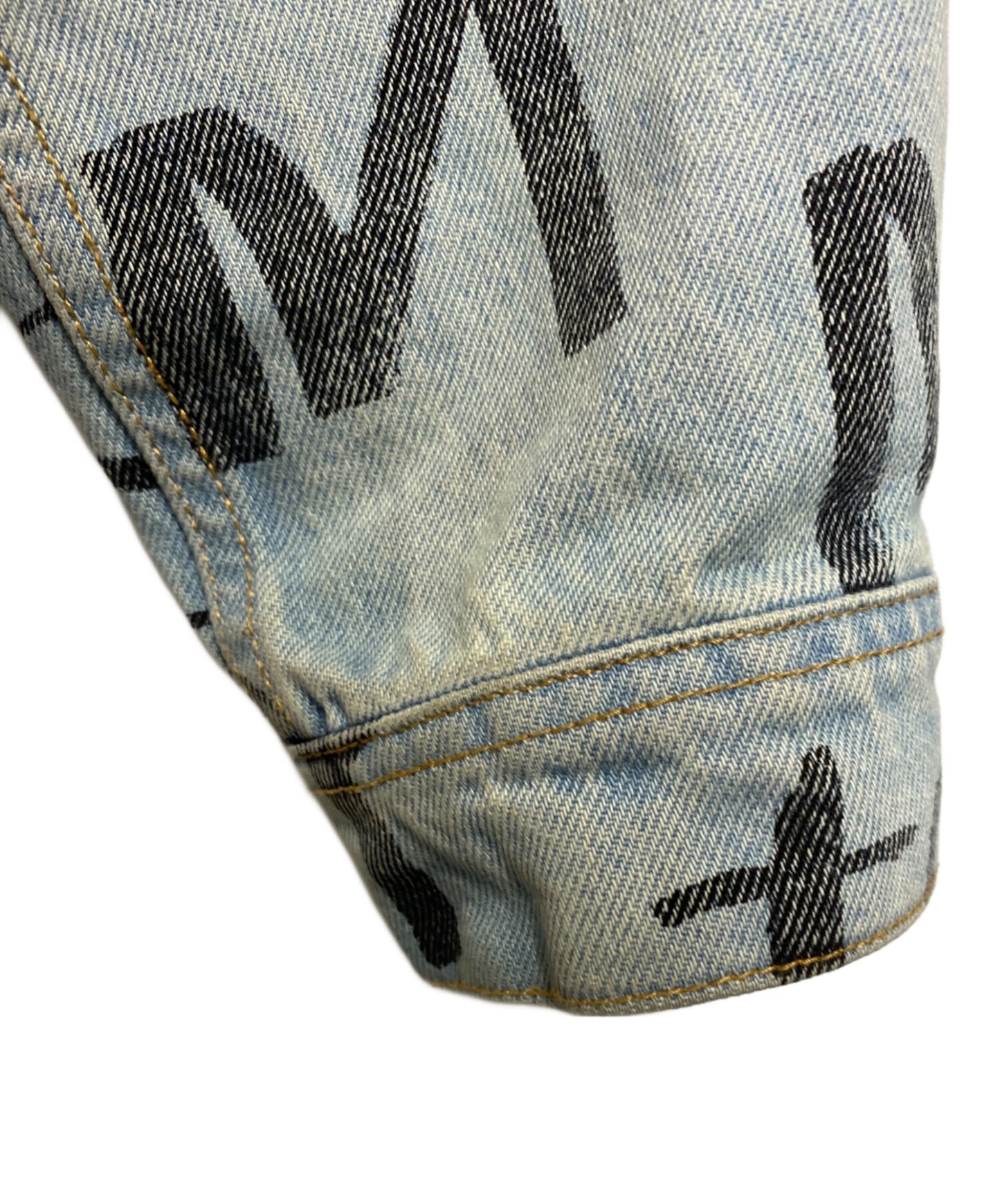 [Pre-owned] SUPREME Black Ark Denim Trucker Jacket