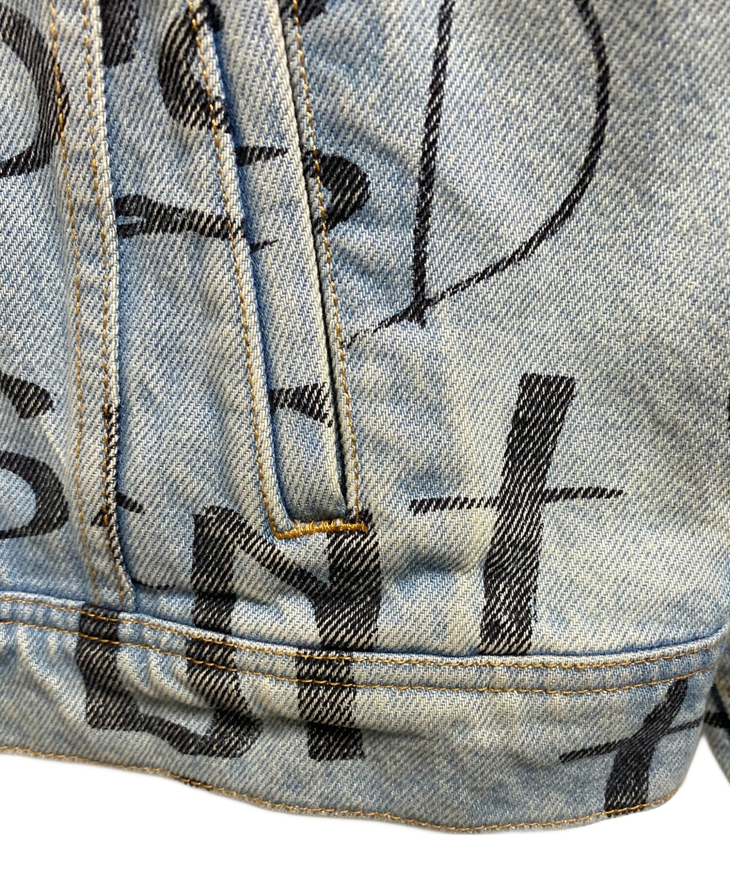 [Pre-owned] SUPREME Black Ark Denim Trucker Jacket