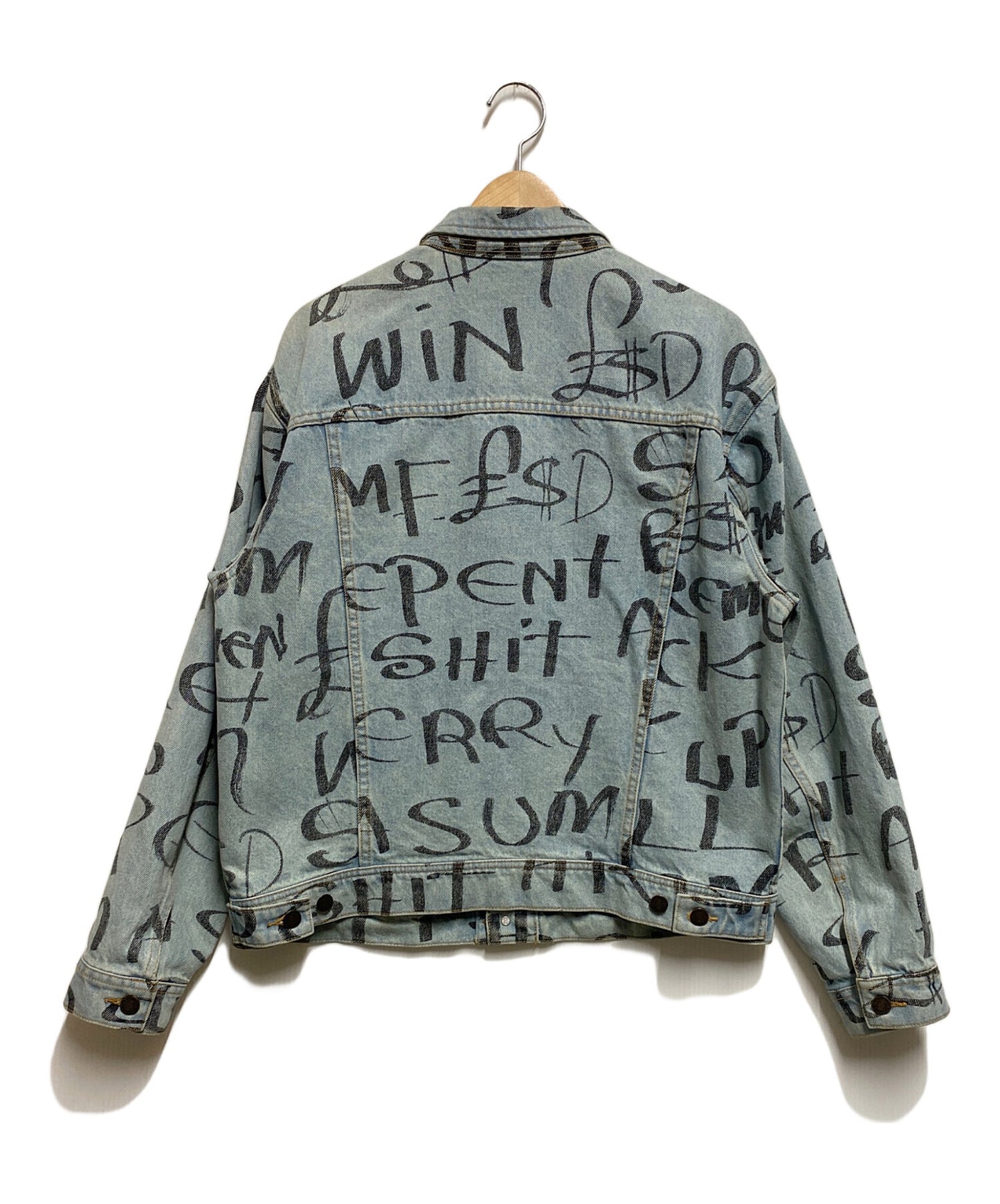 [Pre-owned] SUPREME Black Ark Denim Trucker Jacket