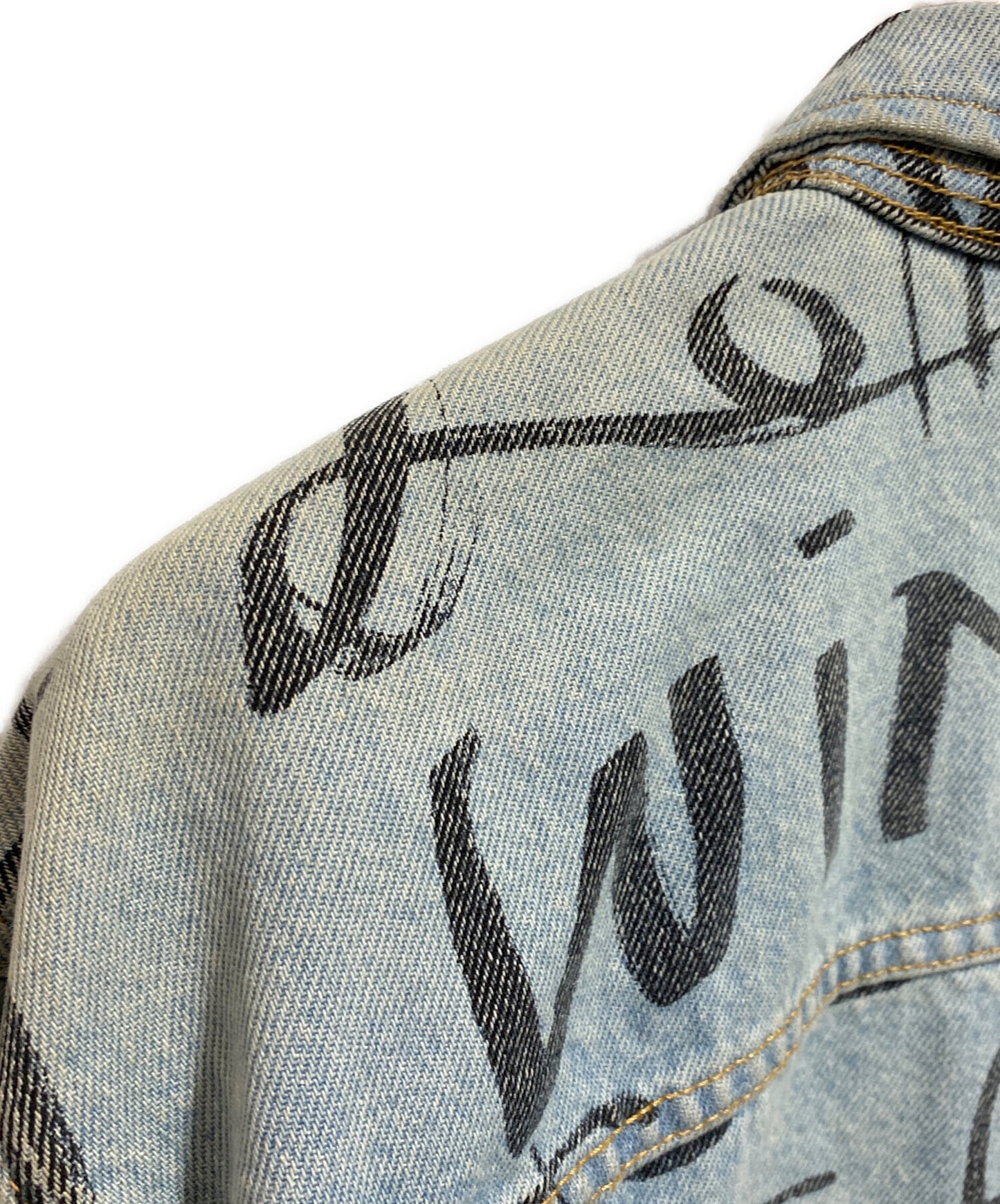 [Pre-owned] SUPREME Black Ark Denim Trucker Jacket