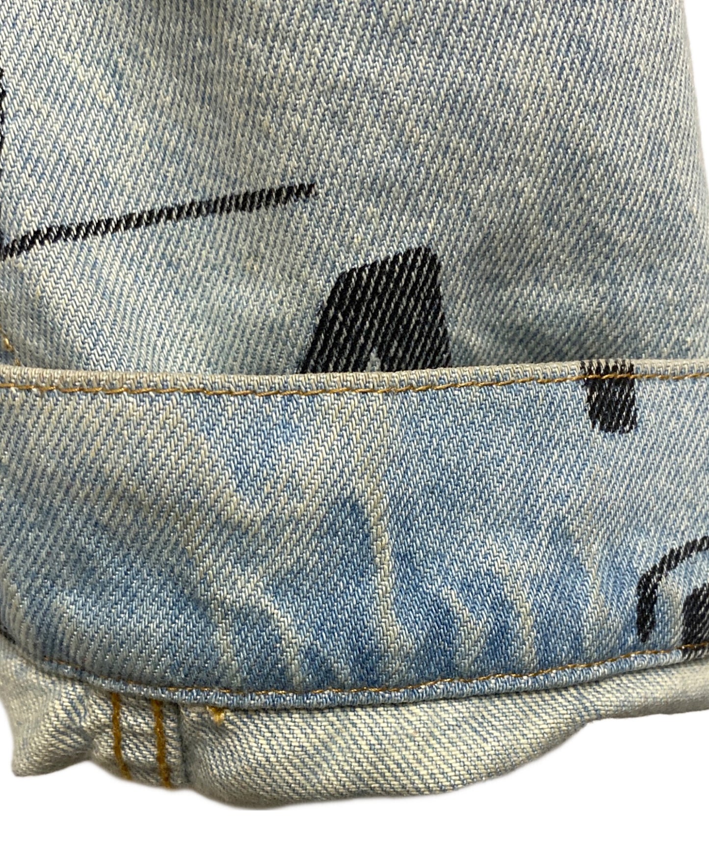 [Pre-owned] SUPREME Black Ark Denim Trucker Jacket