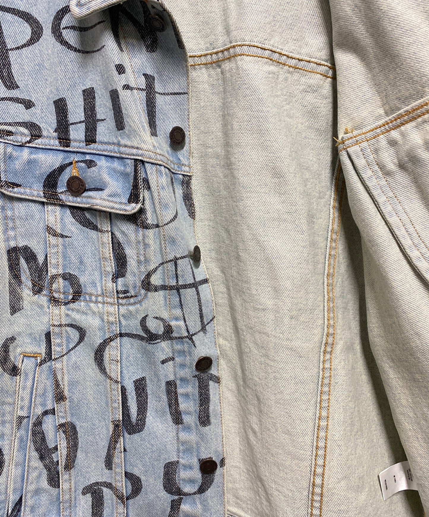 [Pre-owned] SUPREME Black Ark Denim Trucker Jacket