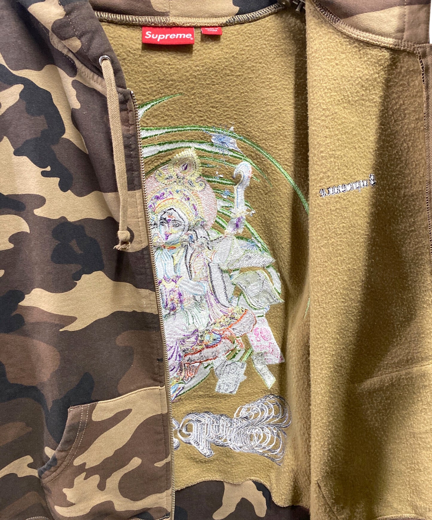 [Pre-owned] SUPREME Lakshmi Zip Up Hooded Sweatshirt