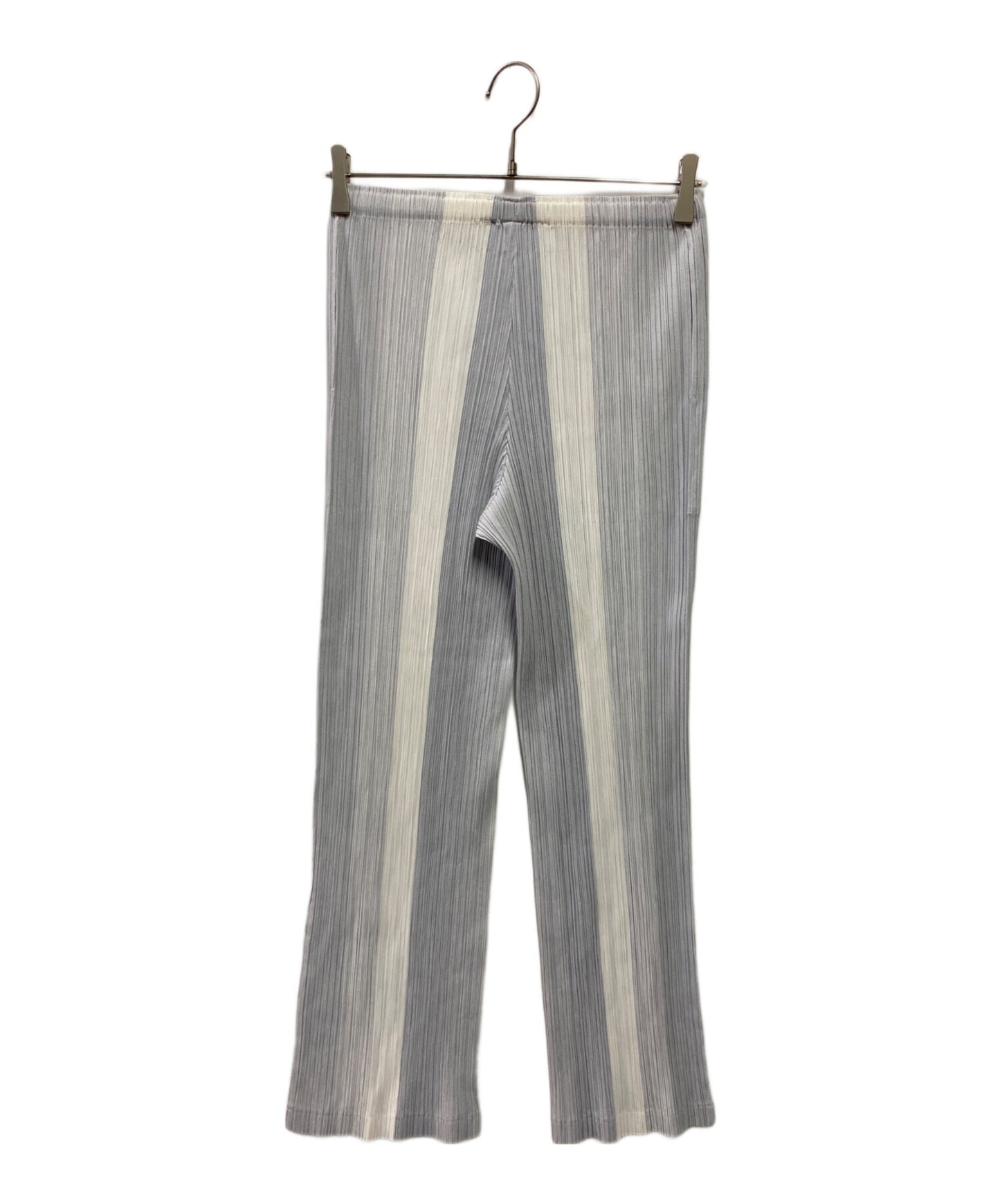 [Pre-owned] PLEATS PLEASE striped pleated pants PP11-JF652