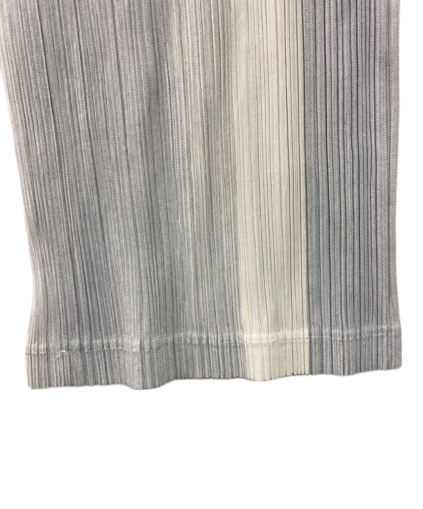 [Pre-owned] PLEATS PLEASE striped pleated pants PP11-JF652