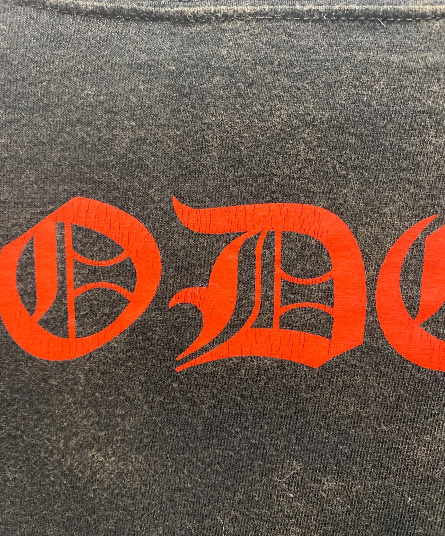 [Pre-owned] GUCCI Vintage Finish Angry Cat T-Shirt 442670 X5U16