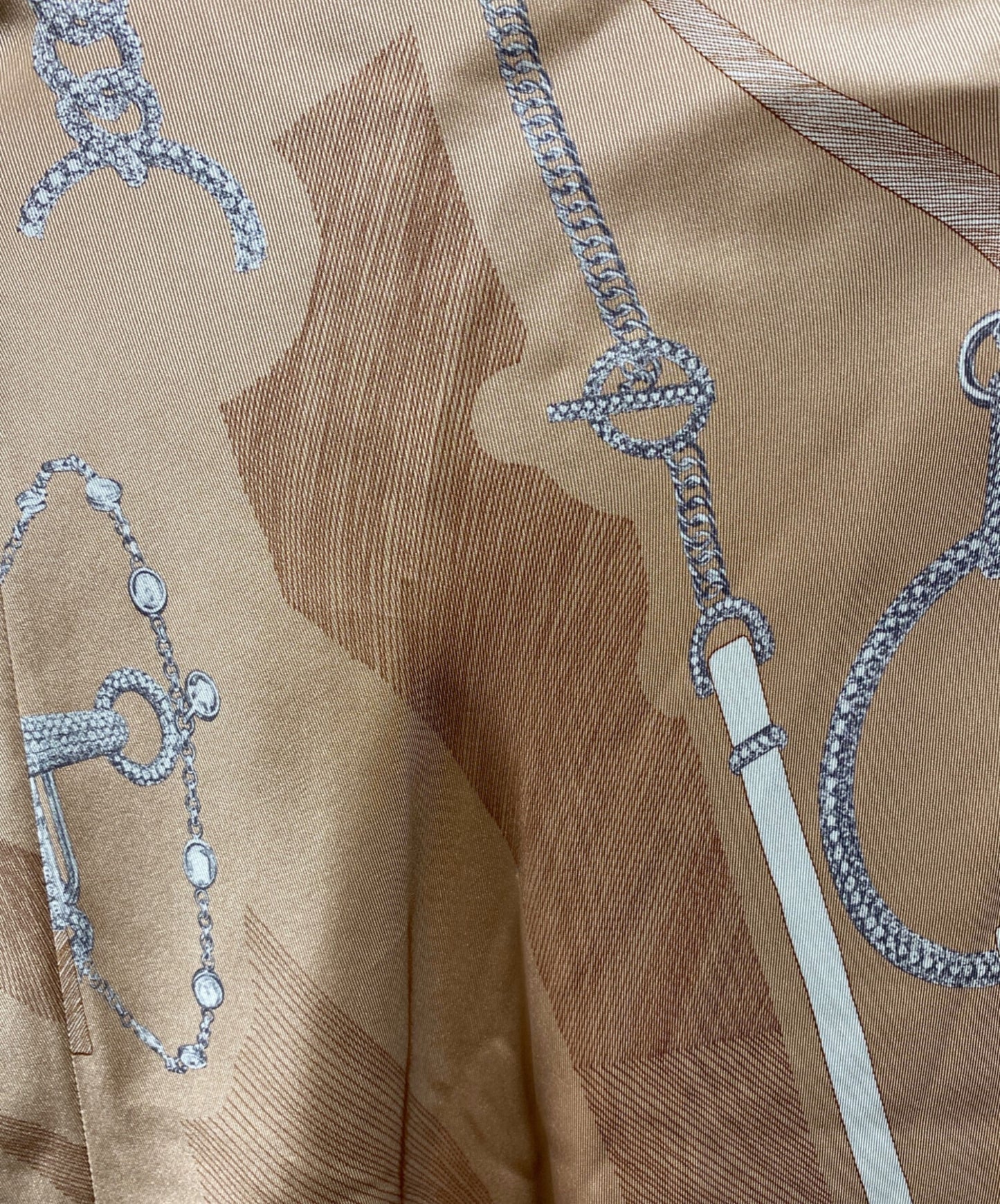 [Pre-owned] HERMES silk skirt