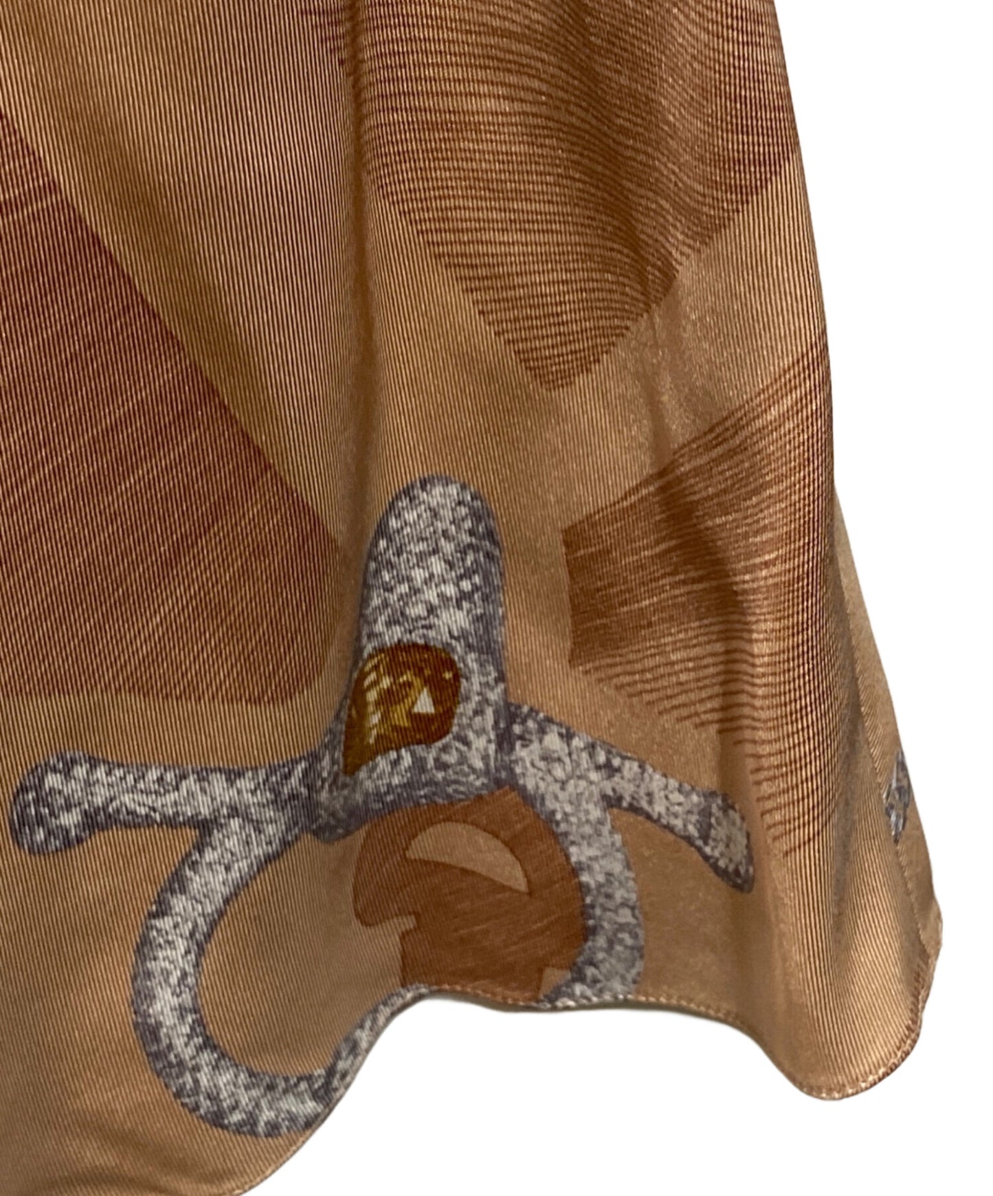 [Pre-owned] HERMES silk skirt