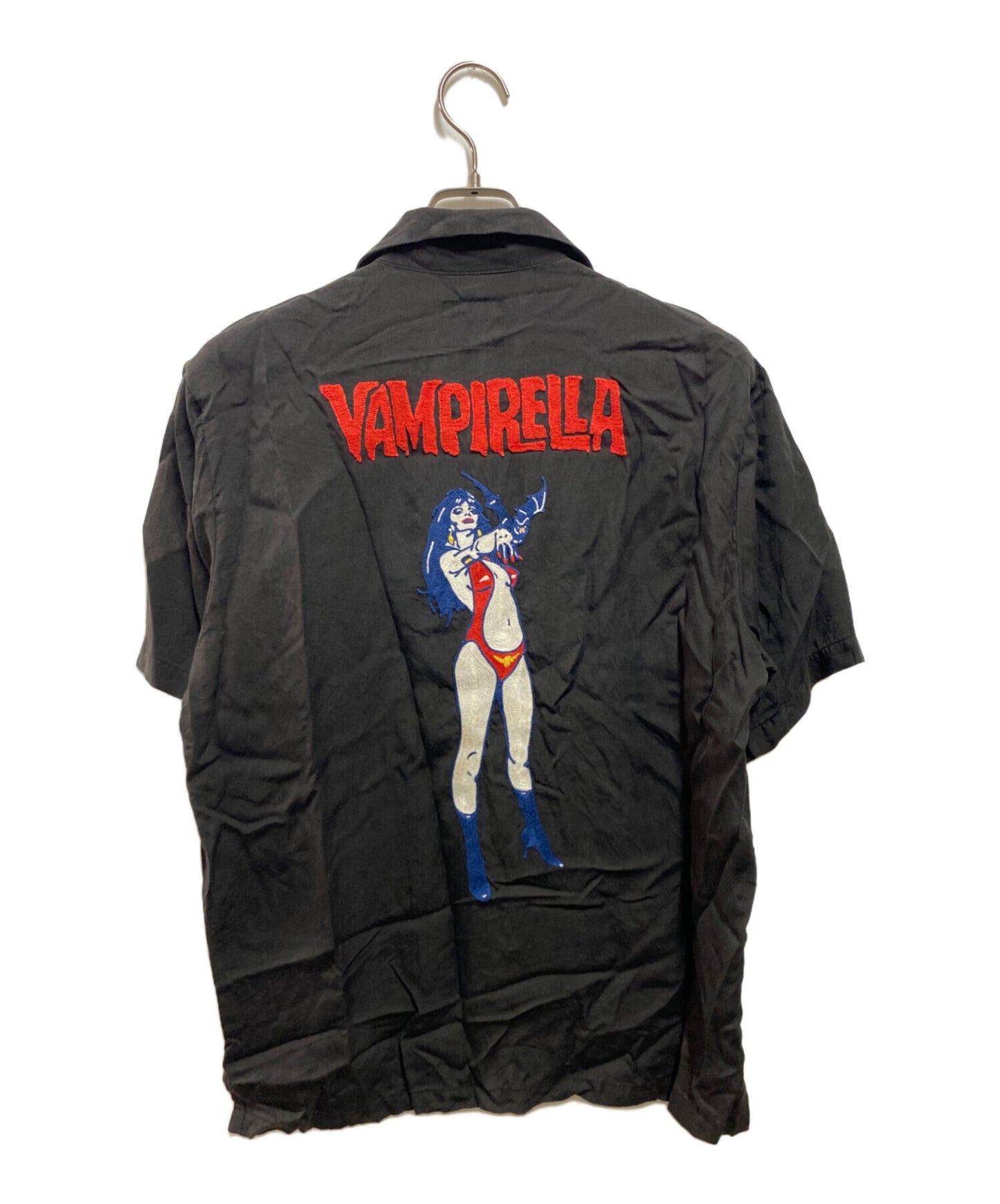 [Pre-owned] Hysteric Glamour VAMPIRELLA embroidered bowling shirt 02222AH04