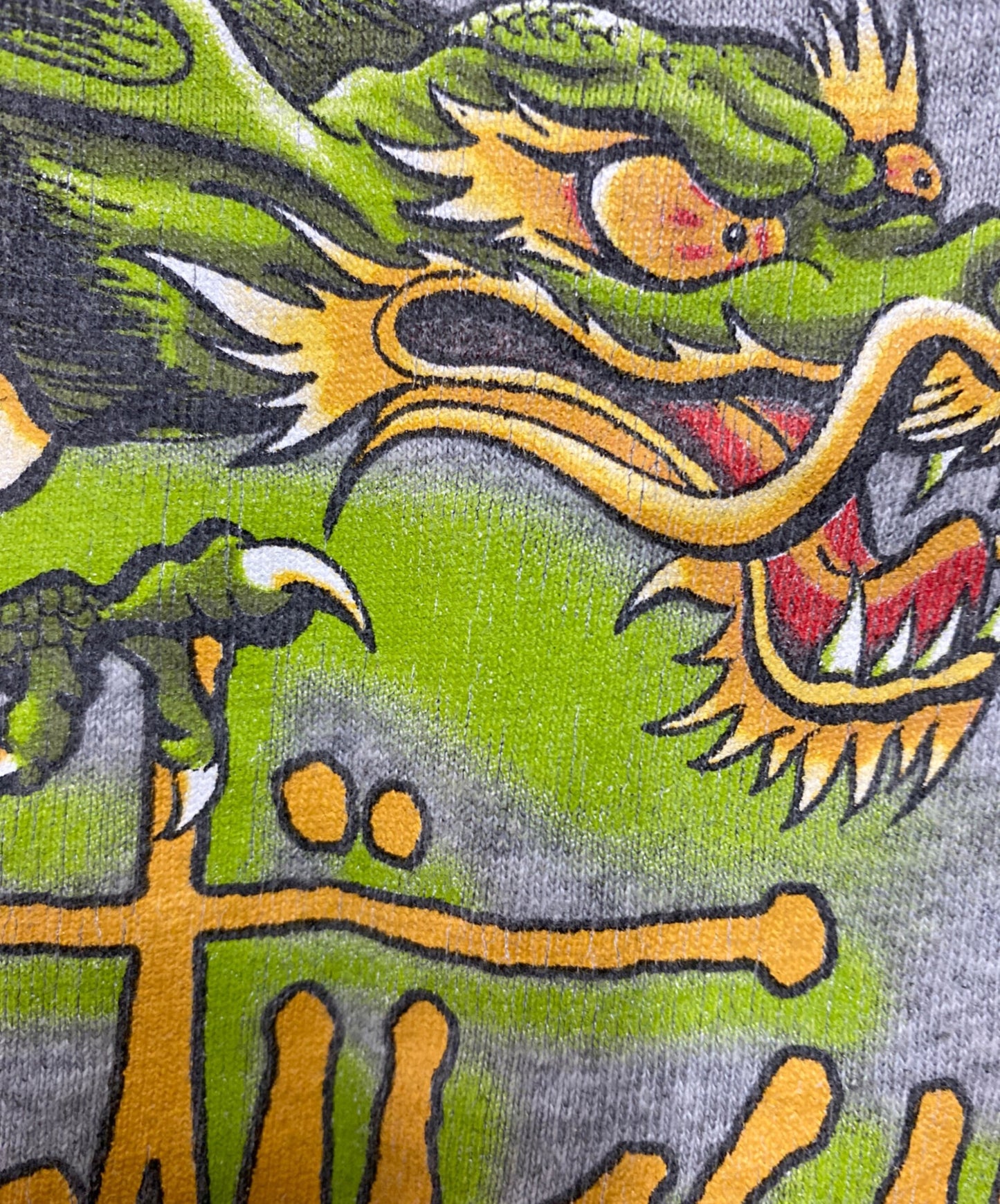 [Pre-owned] stussy Dragon Print T-Shirt