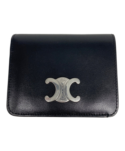 [Pre-owned] CELINE TRIOMPHE COMPACT WALLET 10K623DPV
