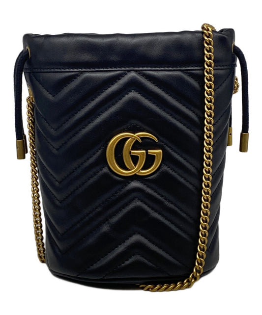 [Pre-owned] GUCCI GG Marmont Small Bucket Bag 575163 Shoulder Bag 575163