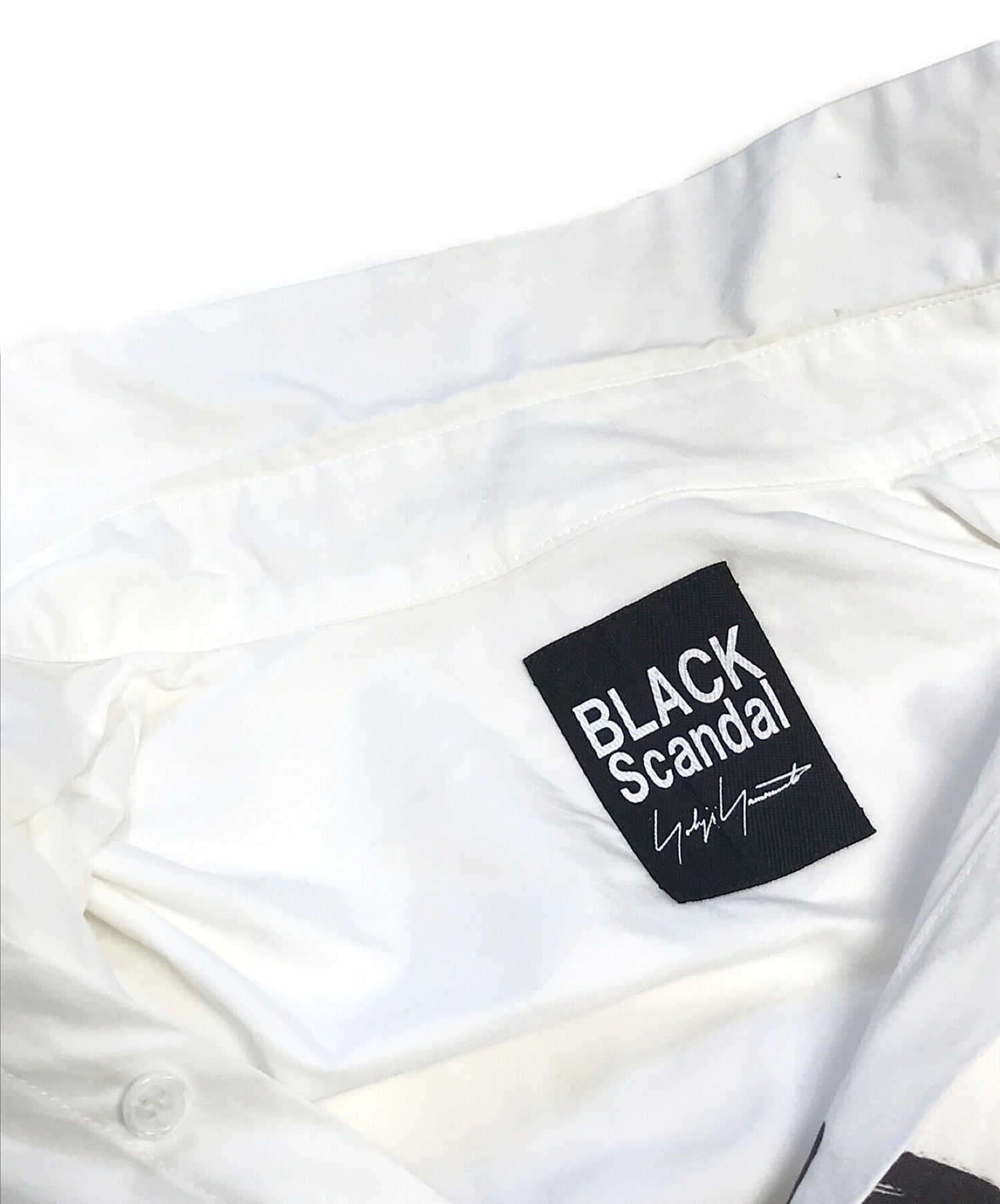 [Pre-owned] BLACK Scandal Yohji Yamamoto printed longshirt NH-B09-031