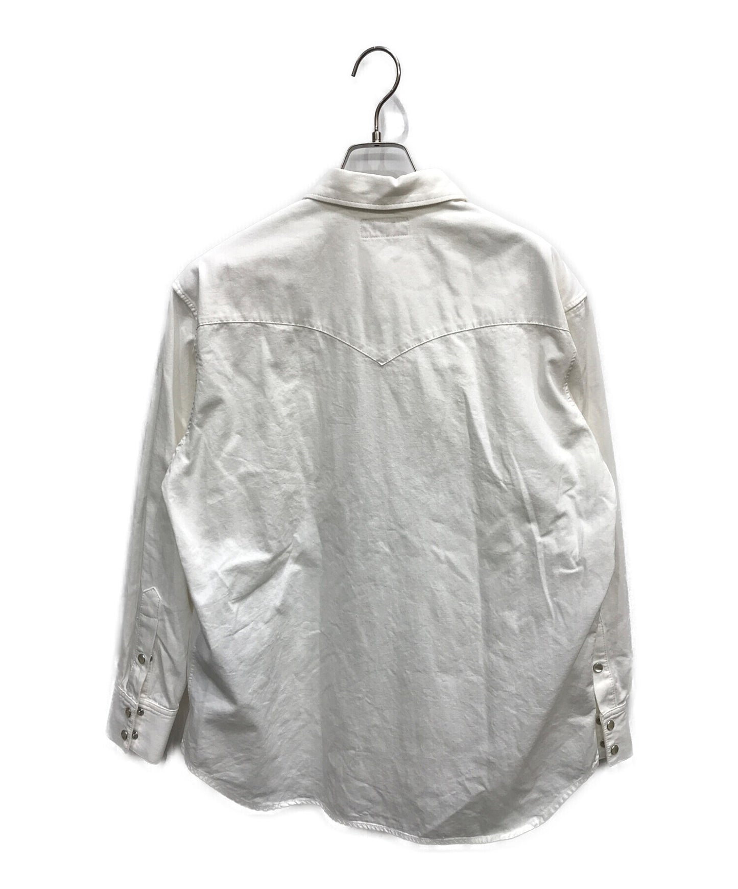 [Pre-owned] CELINE Cotton Western Long Sleeve Shirt 2T224806S