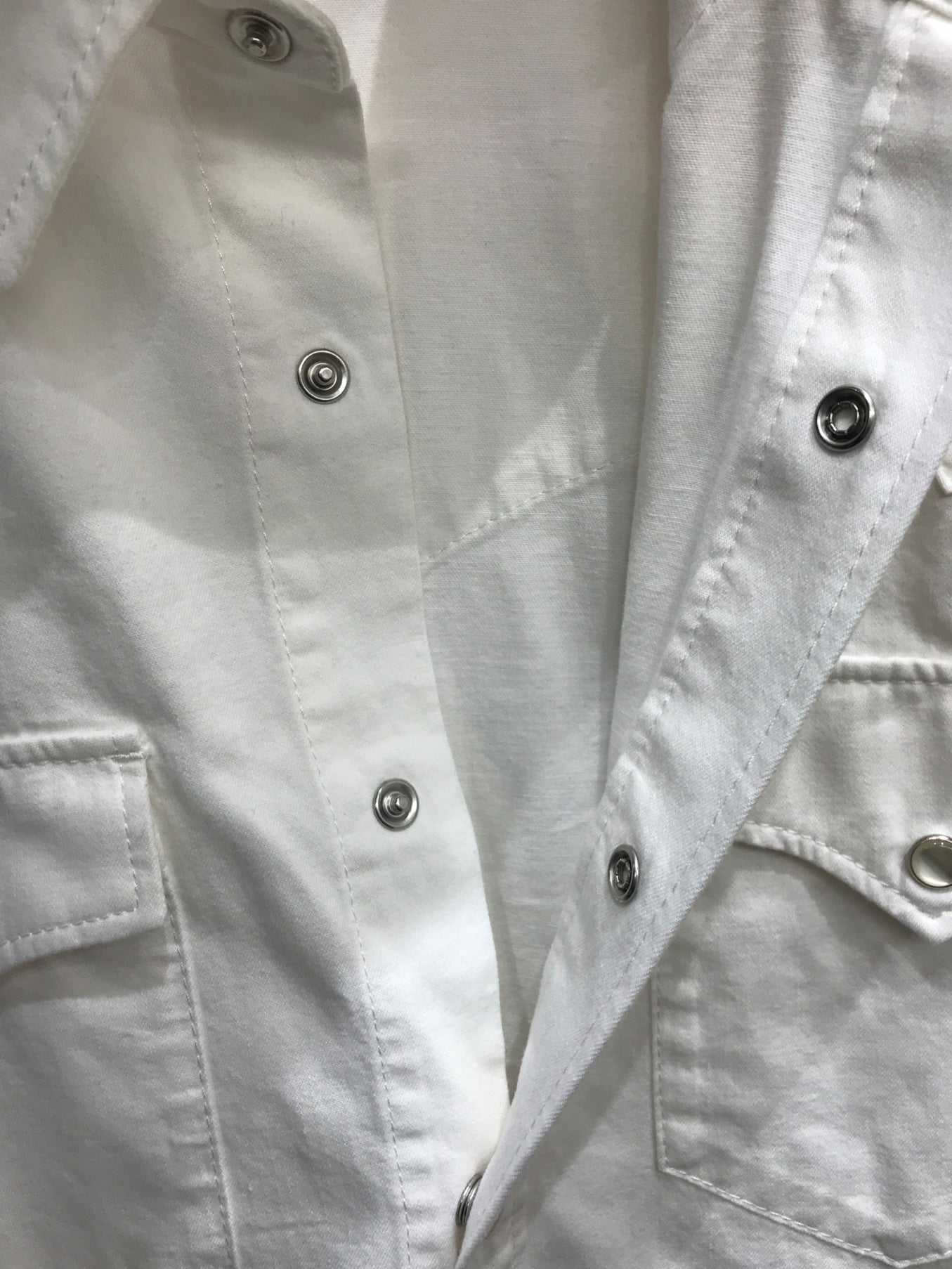 [Pre-owned] CELINE Cotton Western Long Sleeve Shirt 2T224806S