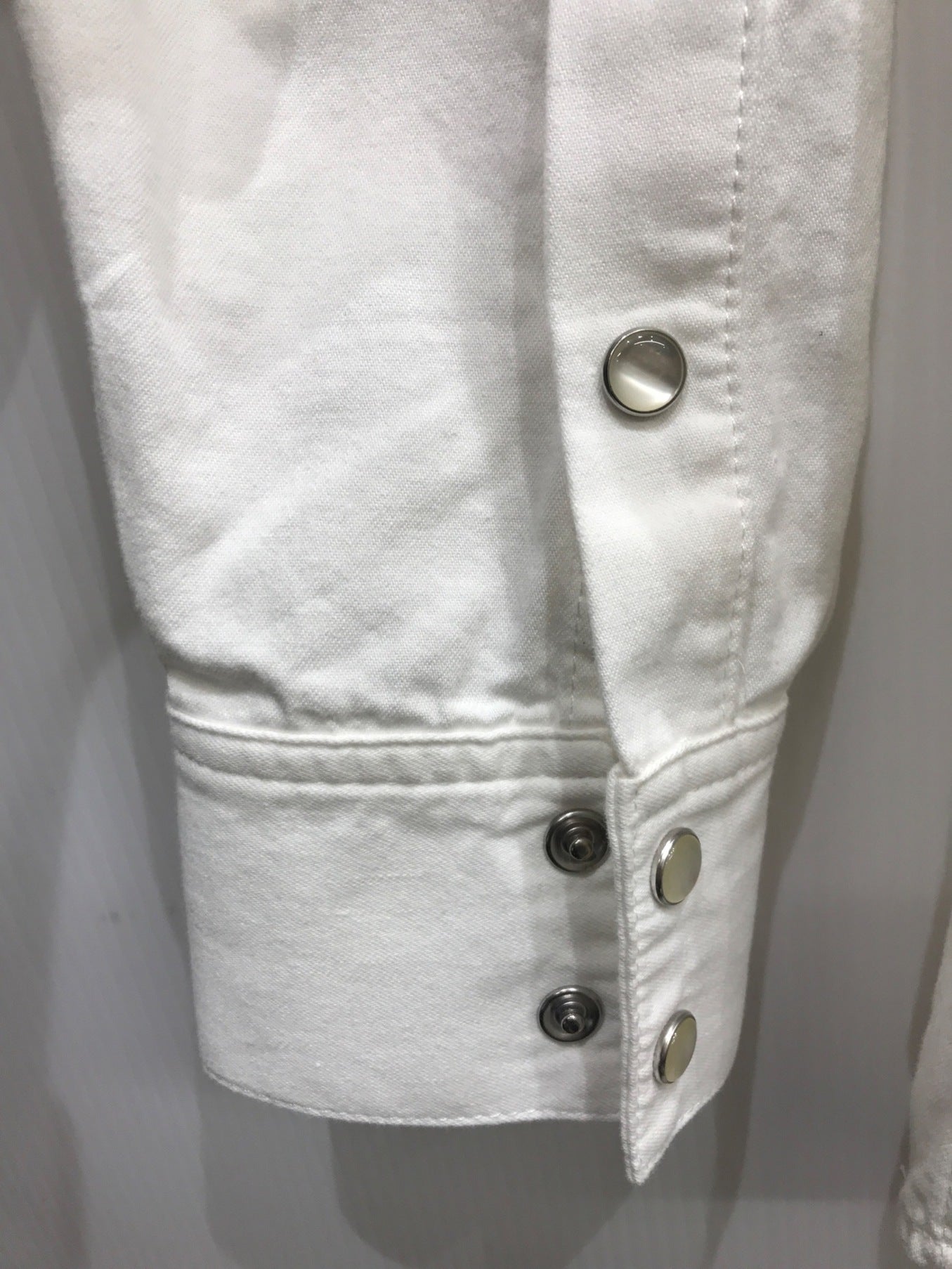 [Pre-owned] CELINE Cotton Western Long Sleeve Shirt 2T224806S