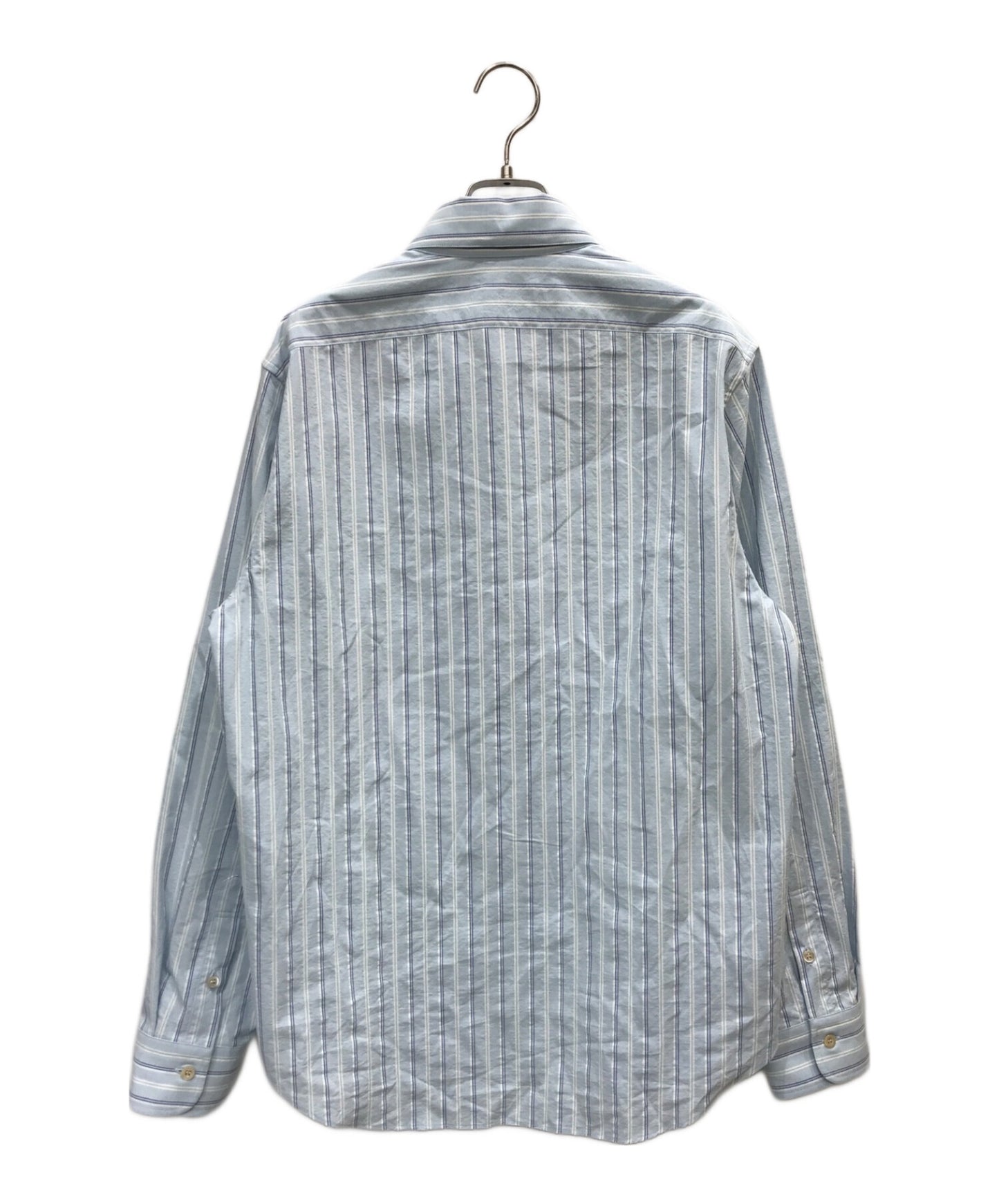[Pre-owned] GUCCI Striped Collared Long-sleeve Shirt 703041 ZAJTL
