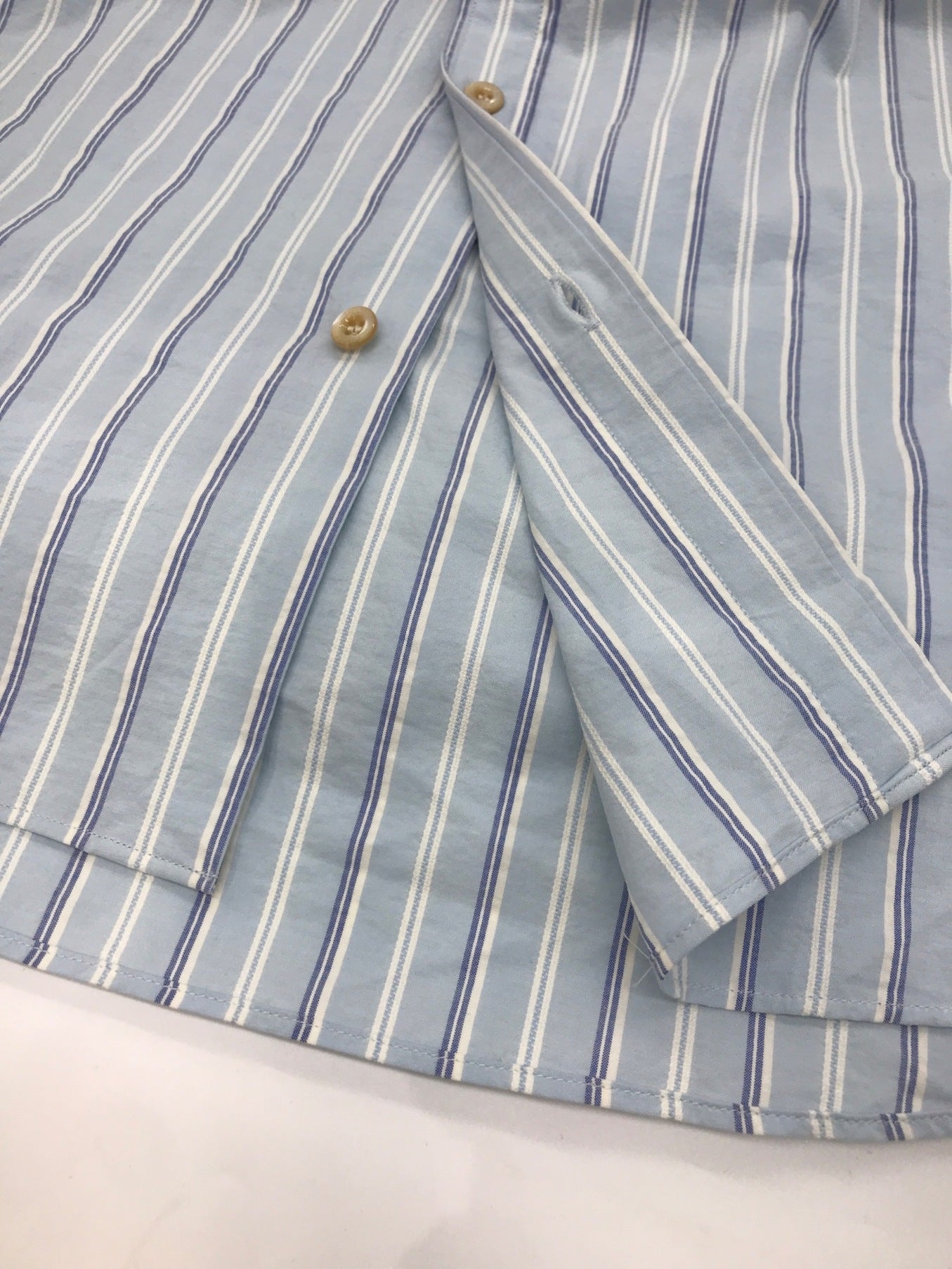 [Pre-owned] GUCCI Striped Collared Long-sleeve Shirt 703041 ZAJTL