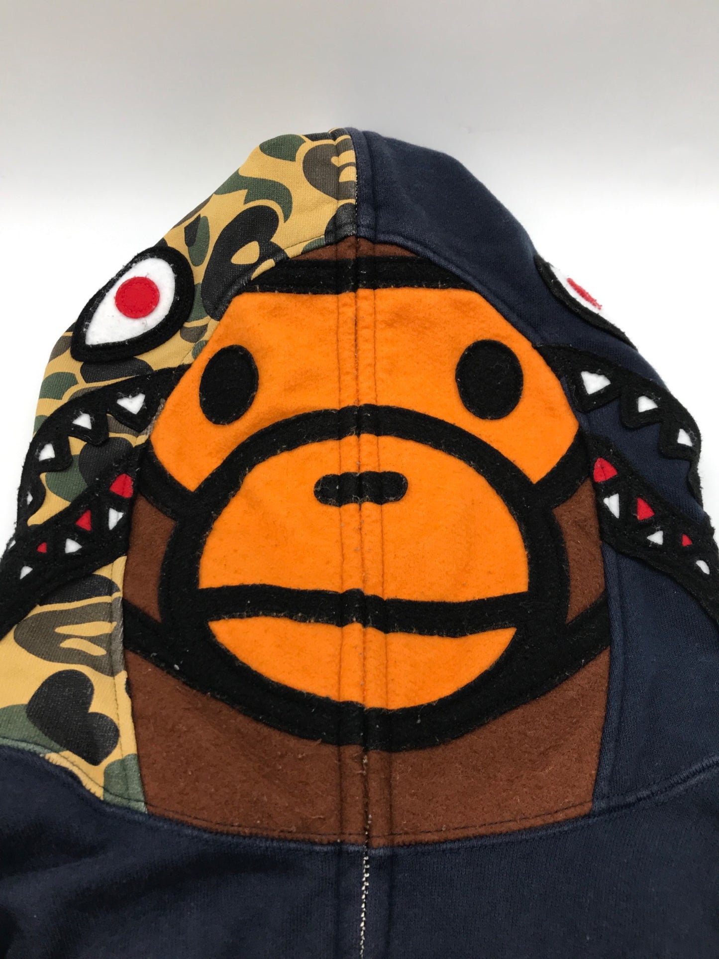 [Pre-owned] A BATHING APE SHARK FULL ZIP HOODIE 002ZPH201016X