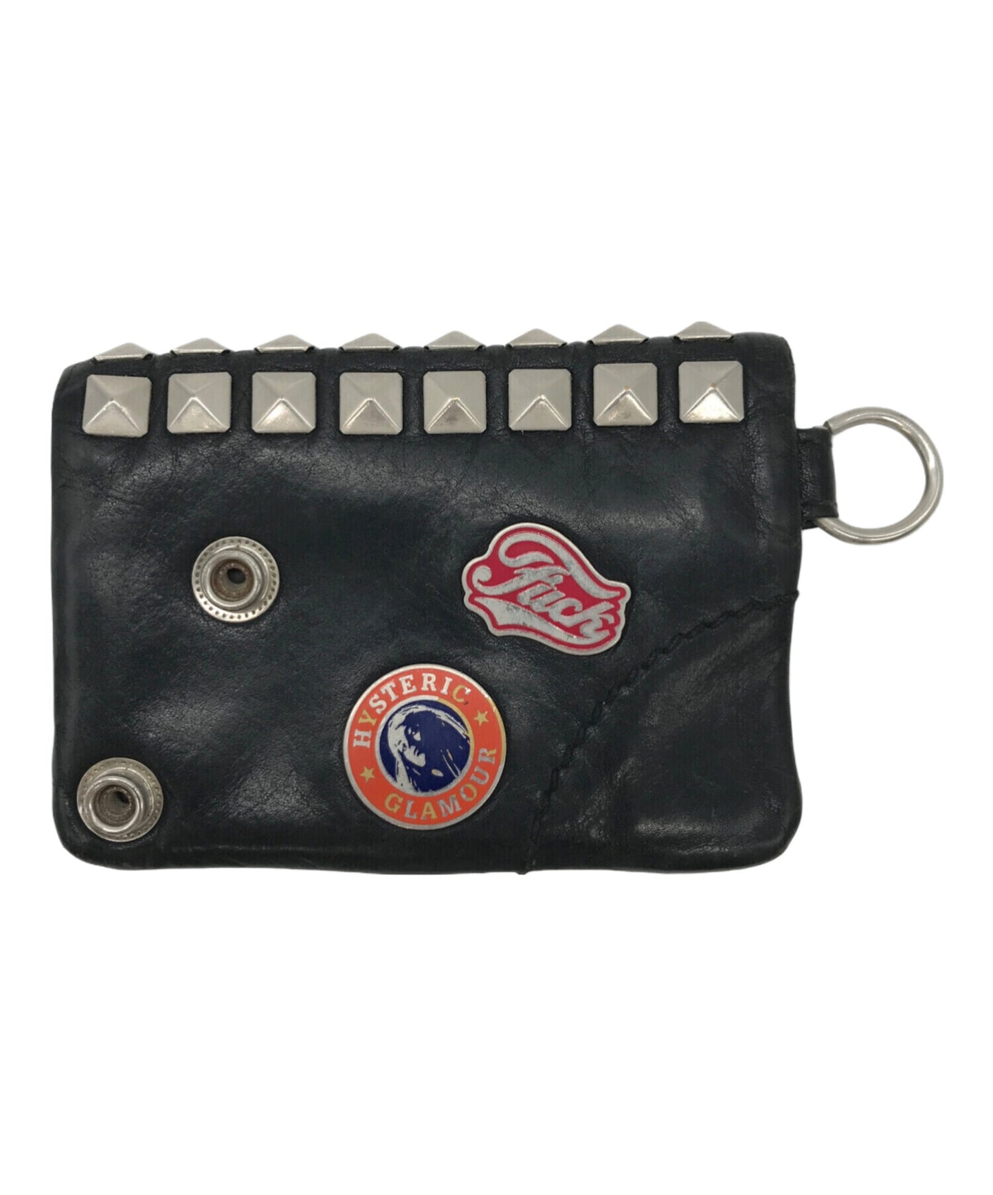 [Pre-owned] Hysteric Glamour Studded leather wallet