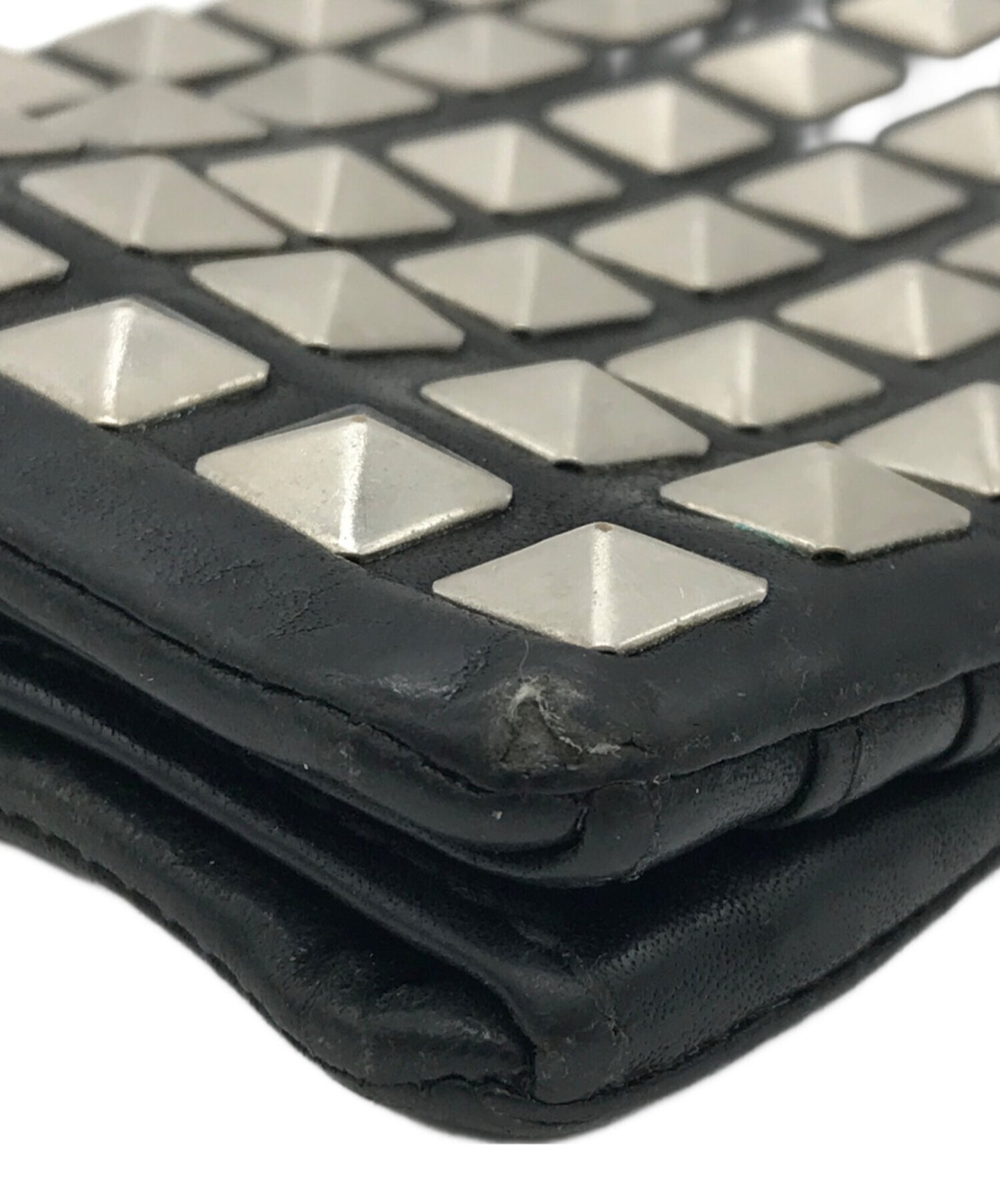 [Pre-owned] Hysteric Glamour Studded leather wallet