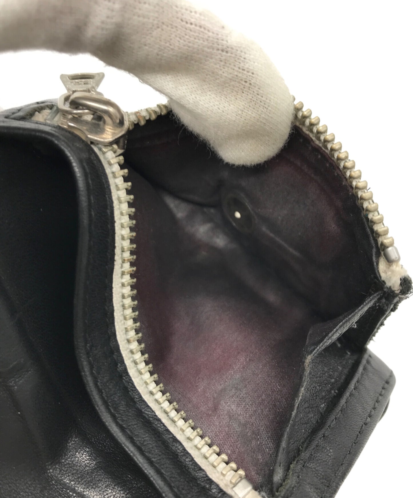 [Pre-owned] Hysteric Glamour Studded leather wallet