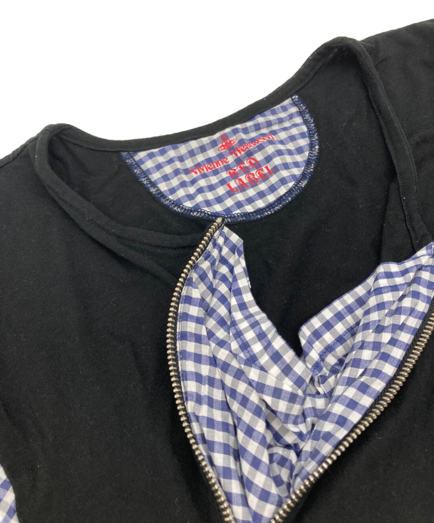 [Pre-owned] Vivienne Westwood RED LABEL Docking Zip T-Shirt