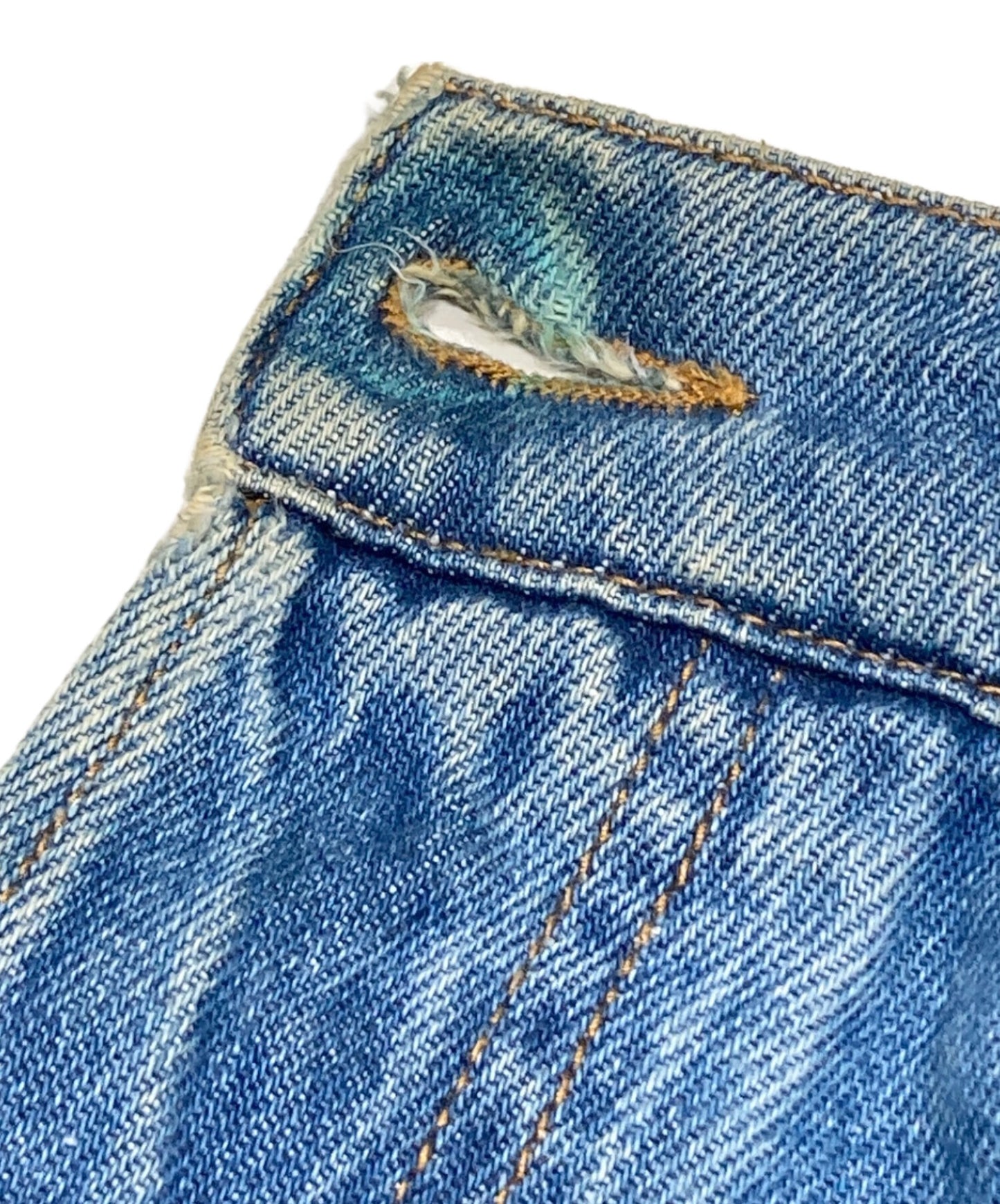 [Pre-owned] Vivienne Westwood ANGLOMANIA Squiggle Pattern Roll-up Denim Pants