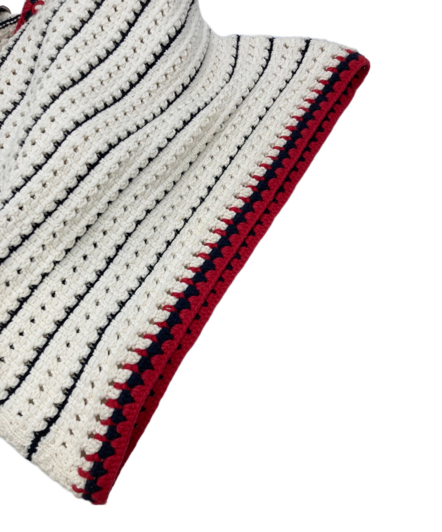 [Pre-owned] GUCCI Faux pearl knit top 434203-X7448