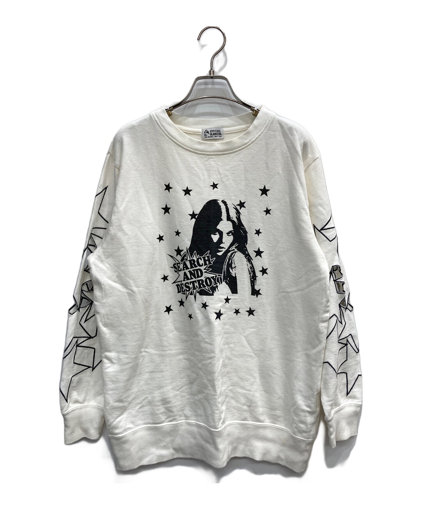 [Pre-owned] Hysteric Glamour Sweatshirt Pullover Cotton His Girl 01181CS02