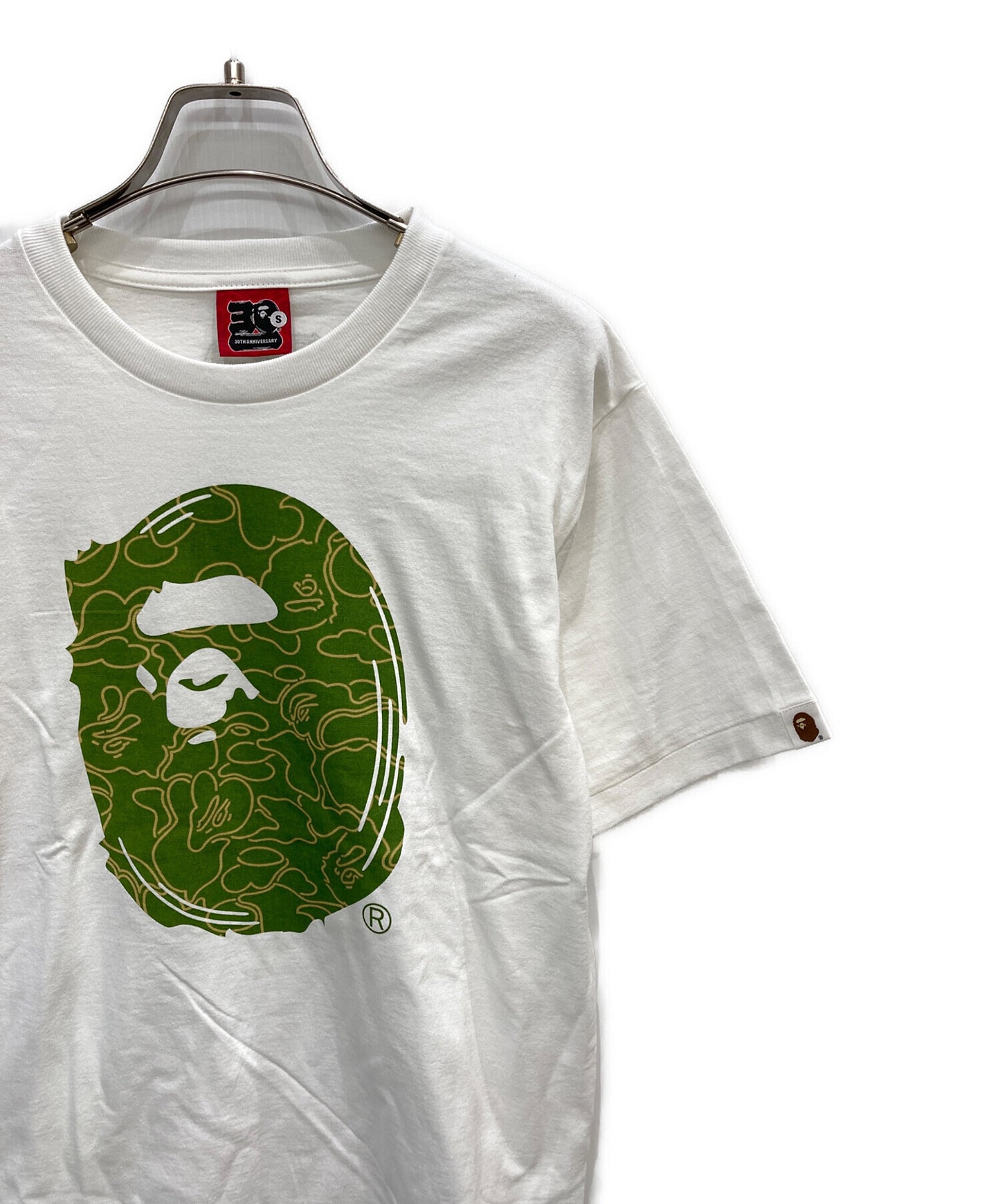 [Pre-owned] A BATHING APE 30th Anniversary Logo Print T-Shirt