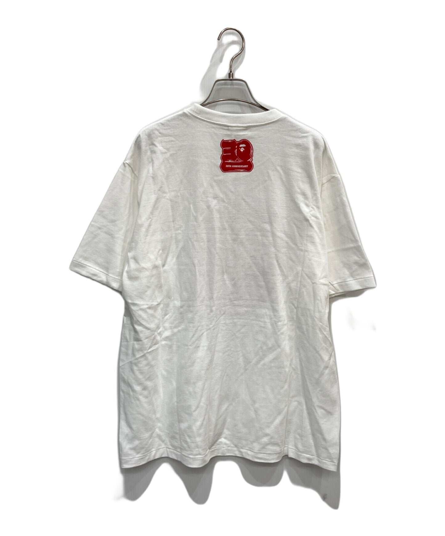 [Pre-owned] A BATHING APE 30th Anniversary Logo Print T-Shirt 001TEJ701001F