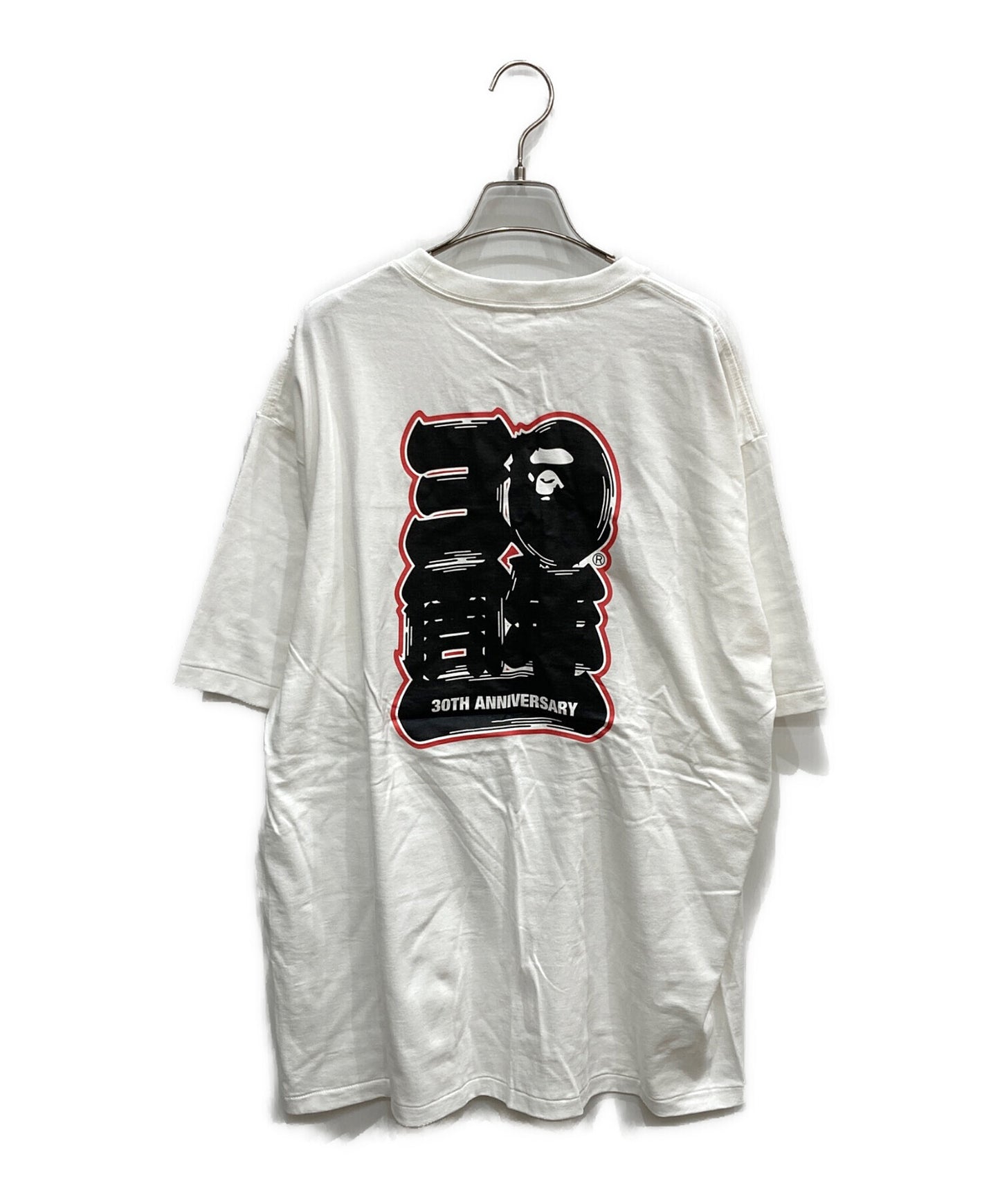 [Pre-owned] A BATHING APE 30th Anniversary Logo Print T-Shirt 001TEJ221026F