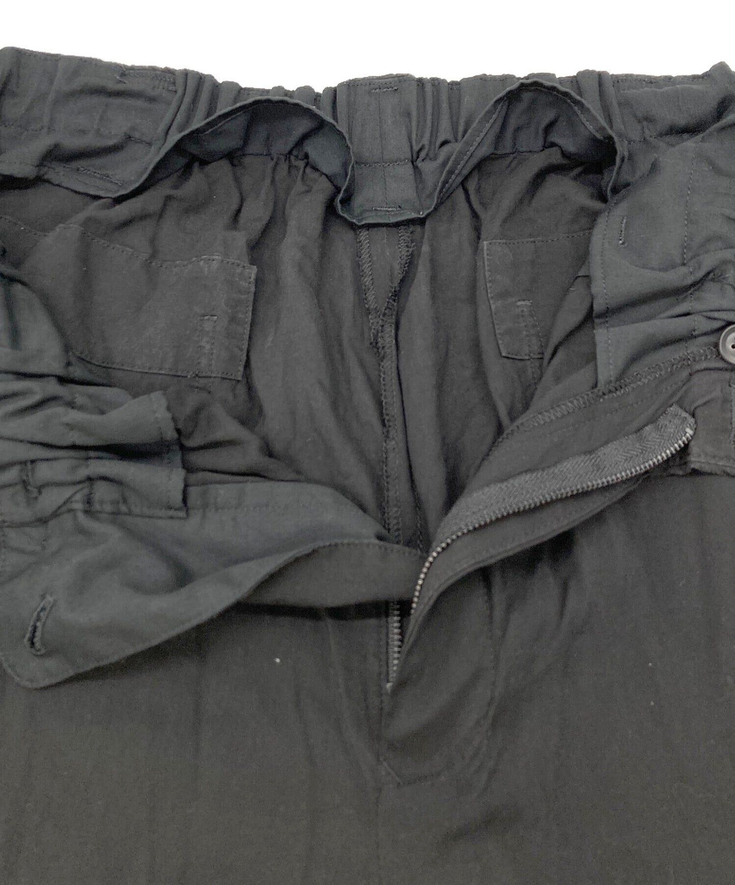 [Pre-owned] Yohji Yamamoto pour homme G-Gathered pants with tabs HN-P32-222