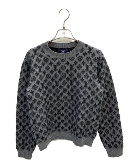 [Pre-owned] LOUIS VUITTON Brushed Monogram Crewneck Knit RW261WW XJS FUKL05
